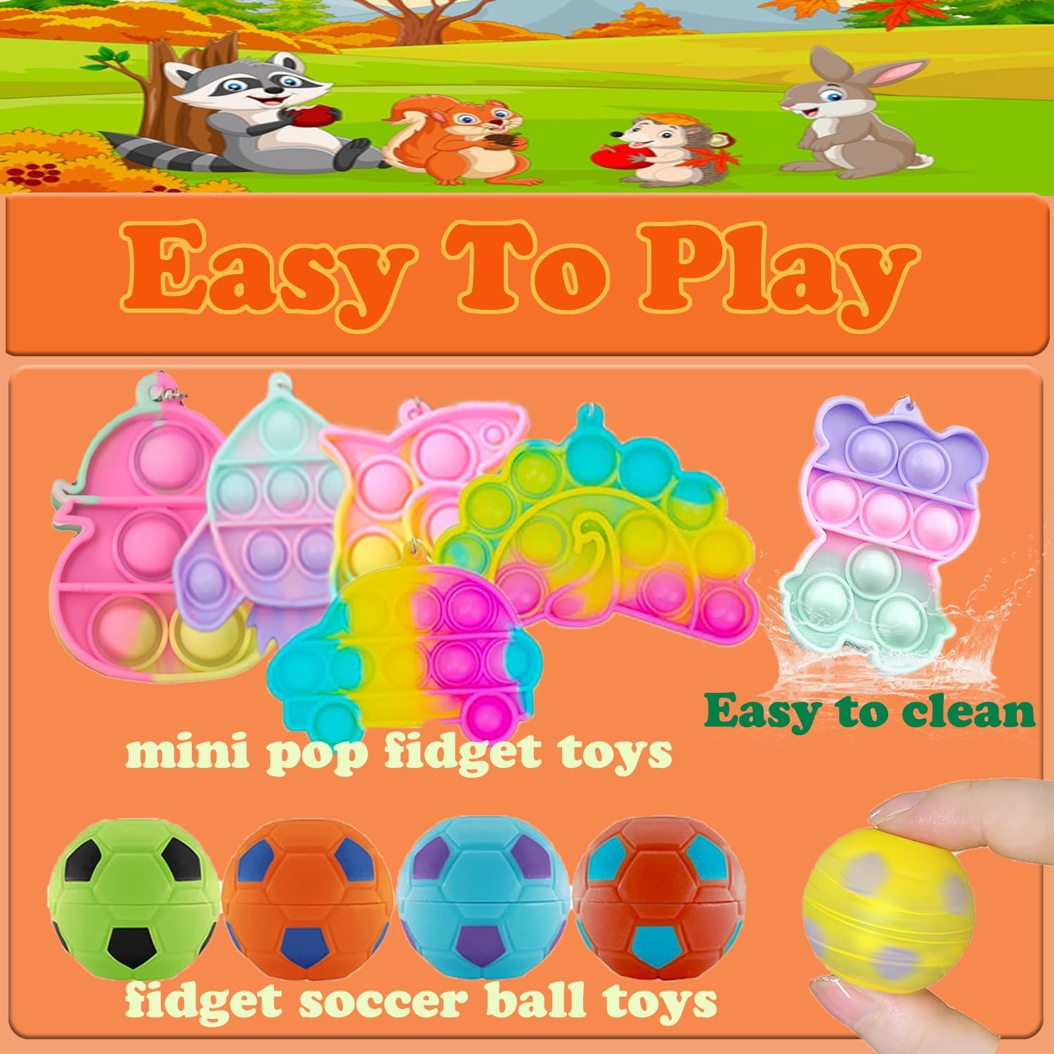 YOAUSHY 114 Pcs Party Favs for Kids 4-8
