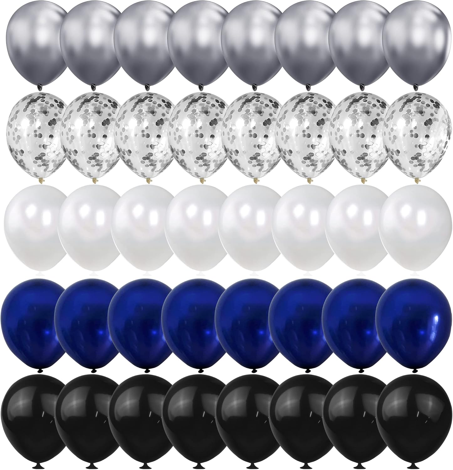100pcs Chrome Metallic Balloons for Party Decorations