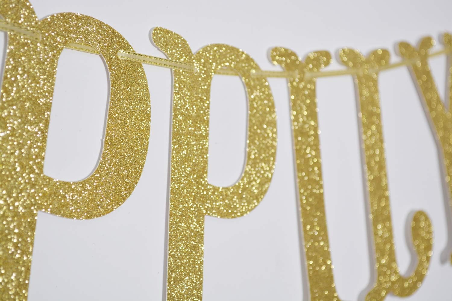 Firefairy Glitter Bunting Banner for Wedding Celebrations