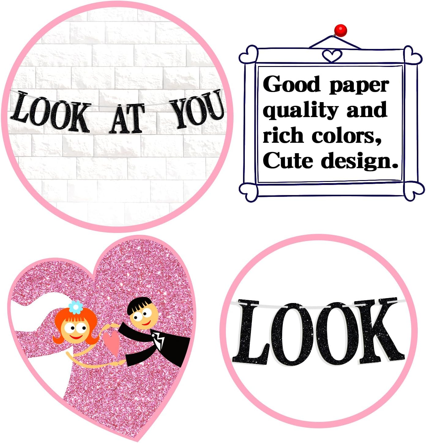 Look At You Getting Engaged Banner for Wedding Party