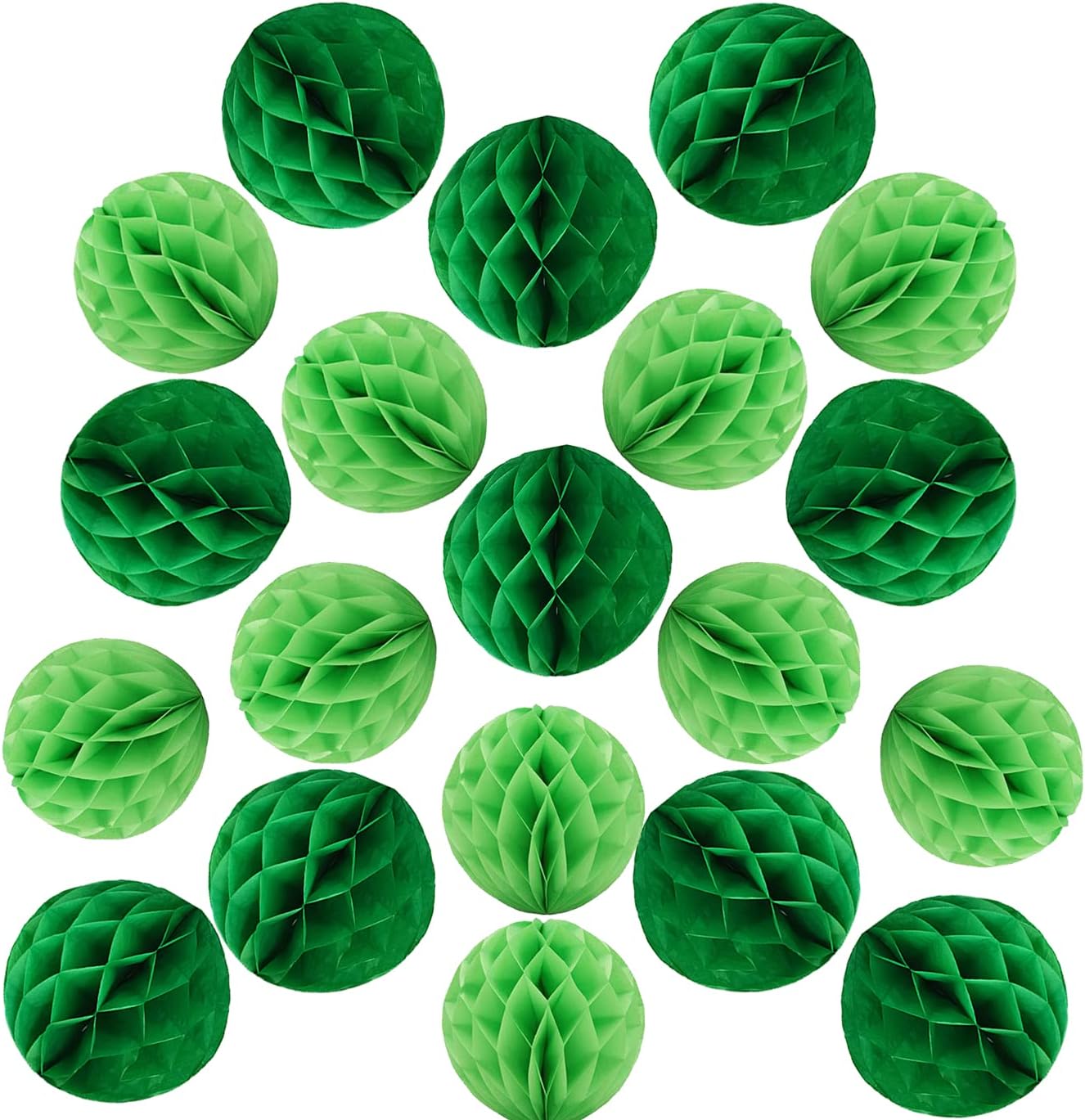 YLYs Love 20pcs Honeycomb Tissue Paper Party Balls Wall Decor