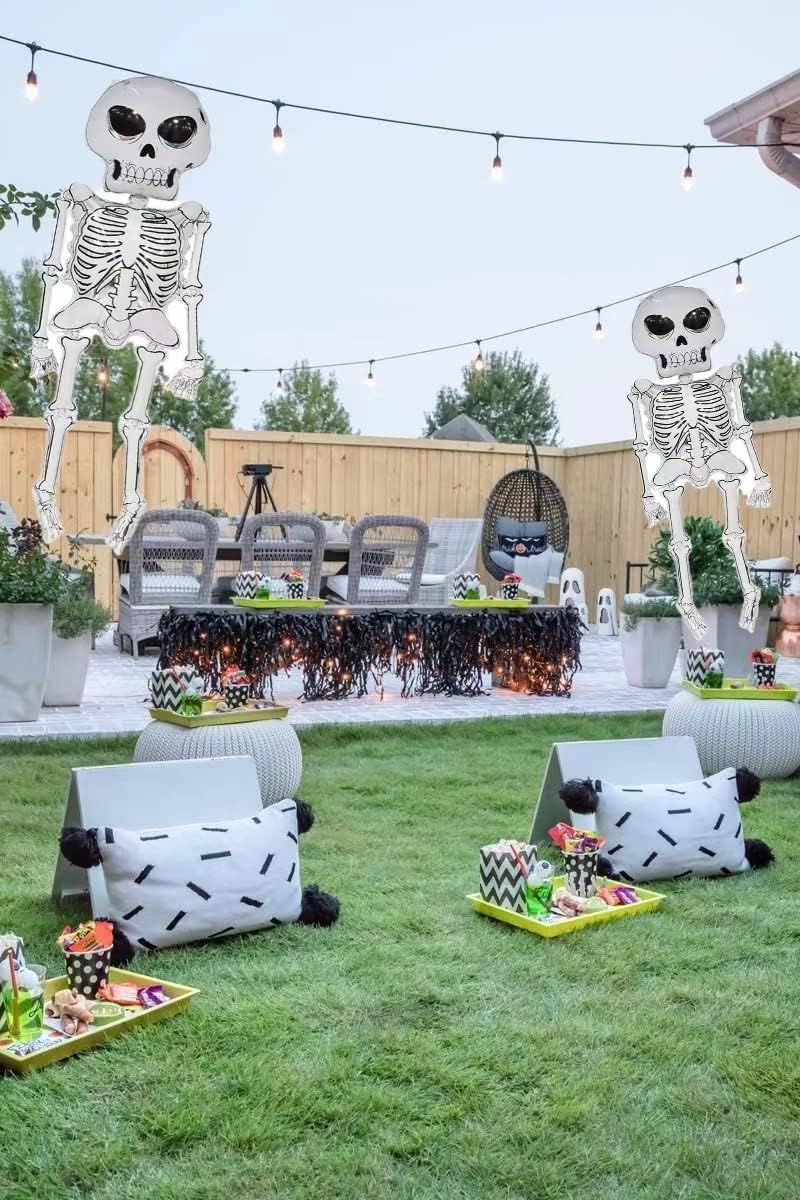 622 Inch Skeleton Halloween Balloons 2pcs