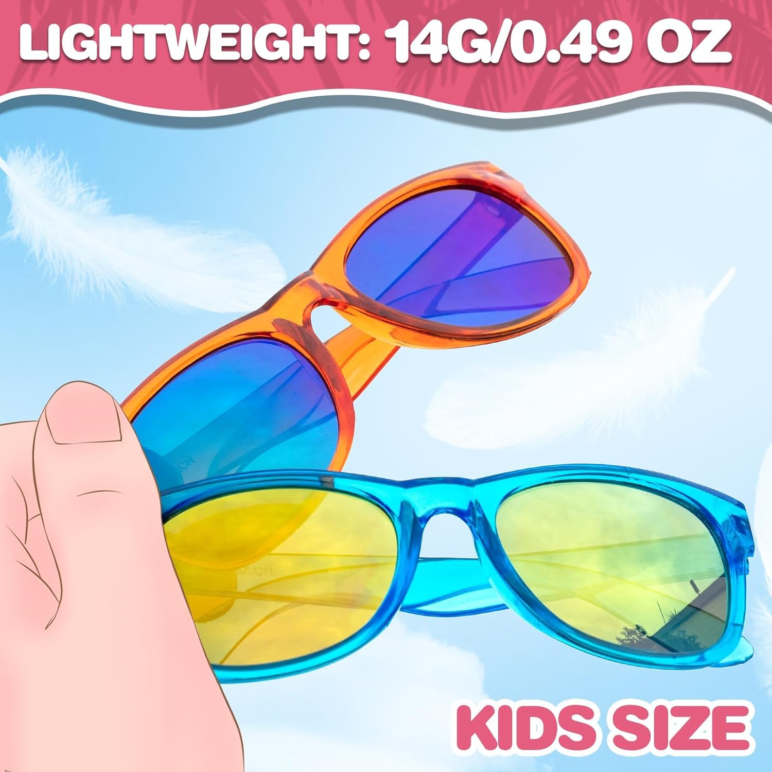 12 Pack Kids Sunglasses with UV400 Protection