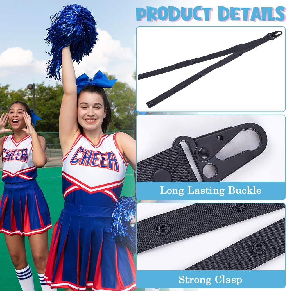 CREATCABIN Adjustable Pom Pom Holder for Cheerleaders 2Pcs Set
