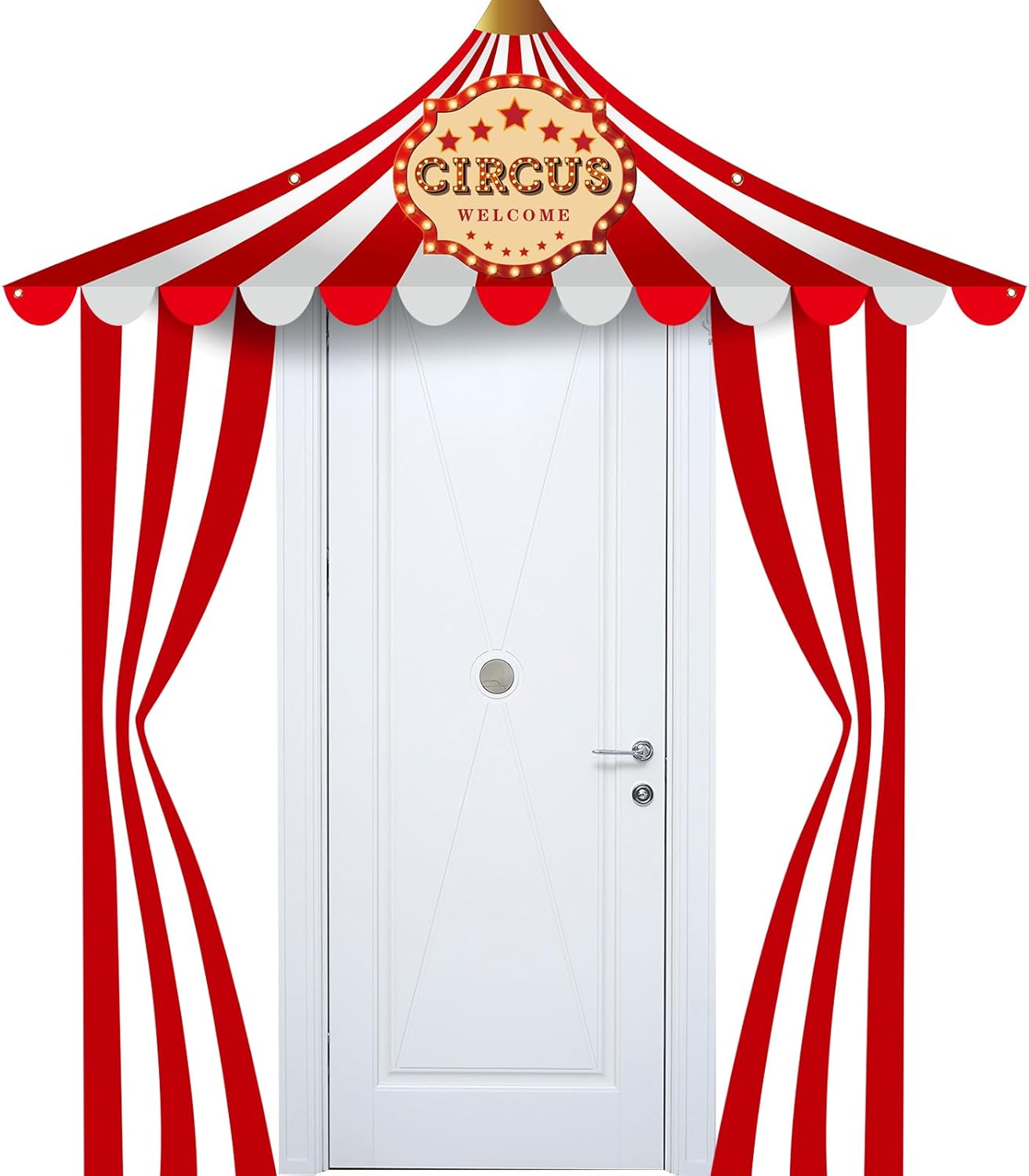 Preboun 3 Pcs Circus Tent Carnival Decorations