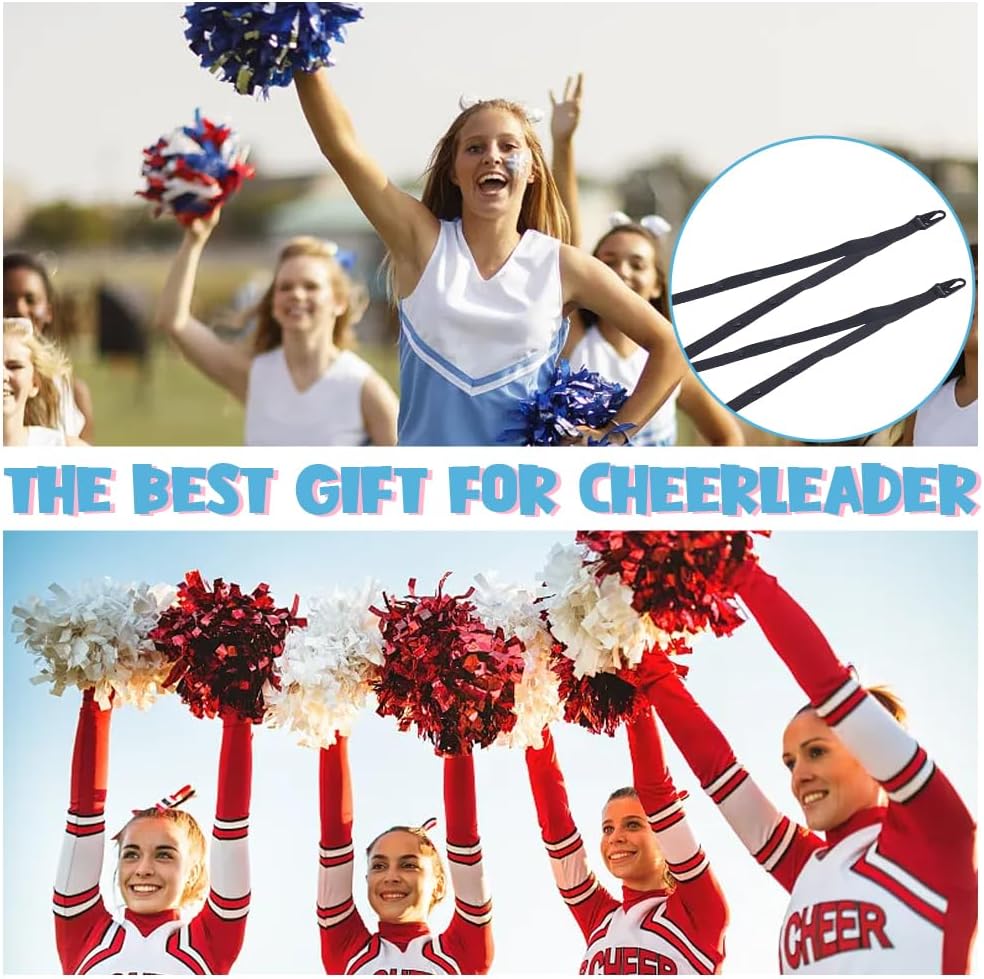 CREATCABIN Adjustable Pom Pom Holder for Cheerleaders 2Pcs Set