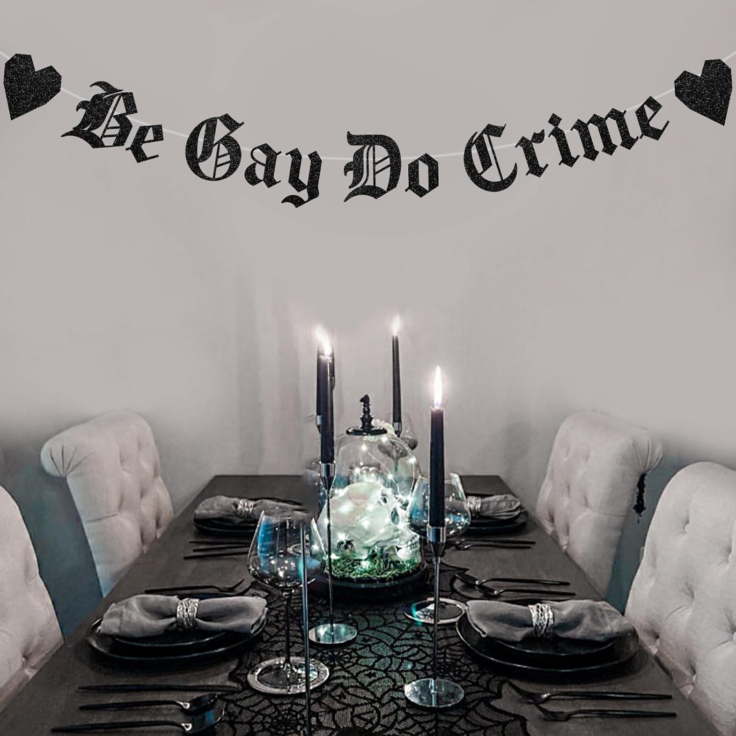 Sursurprise Be Gay Do Crime Banner Gothic Style