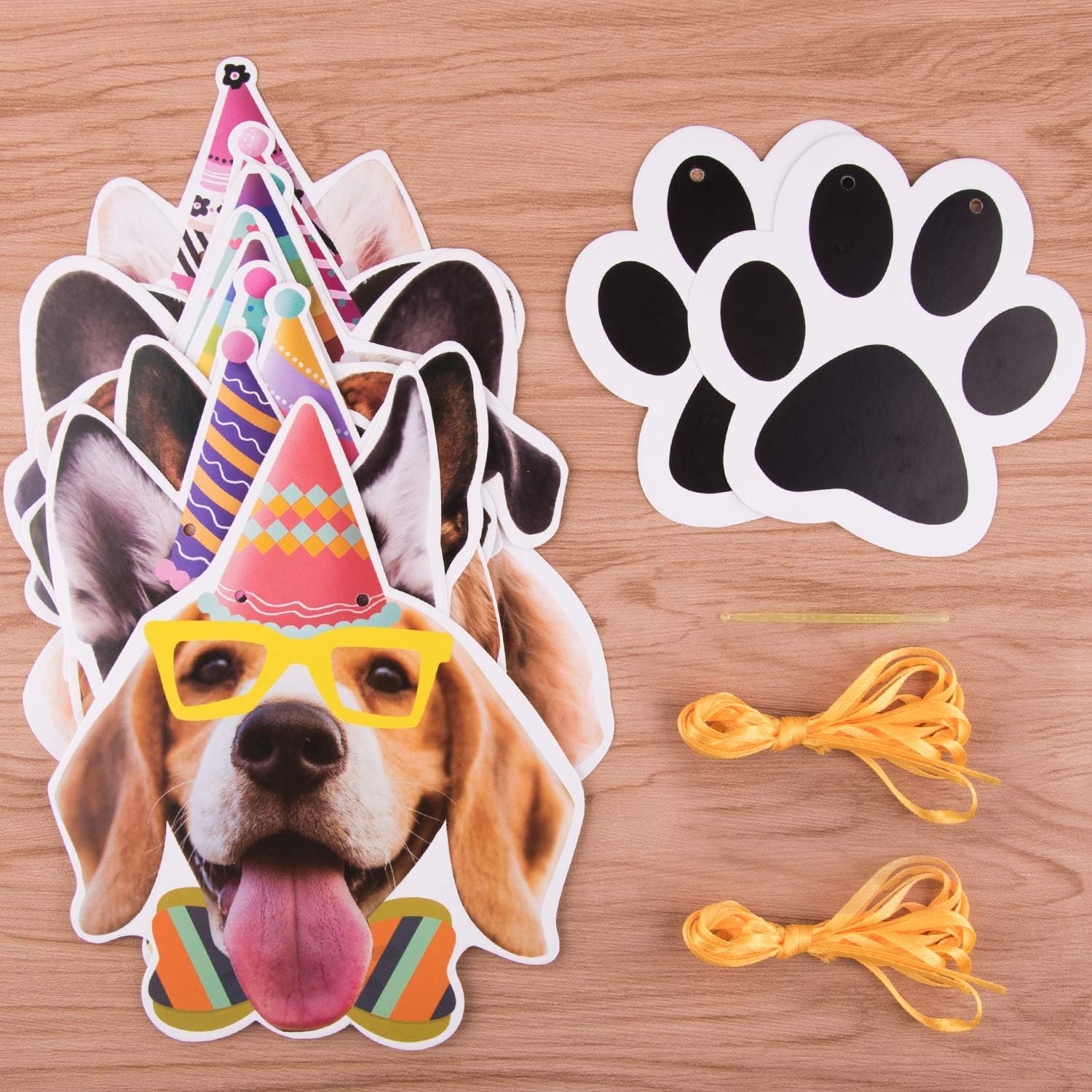 Duufin Dog Birthday Banner Set 15 Pieces