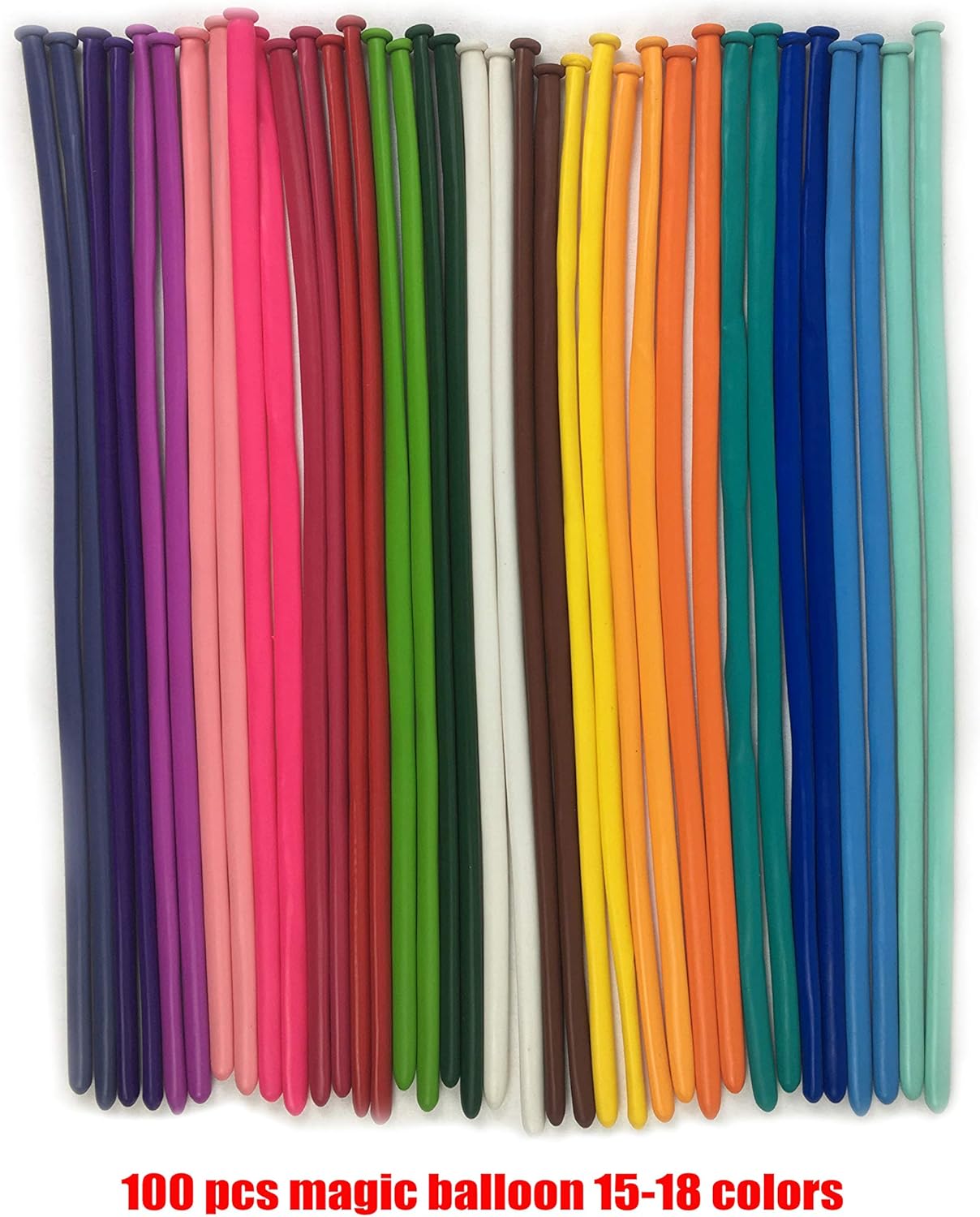 KADBANER 260Q Long Balloons 100 Pack for Parties