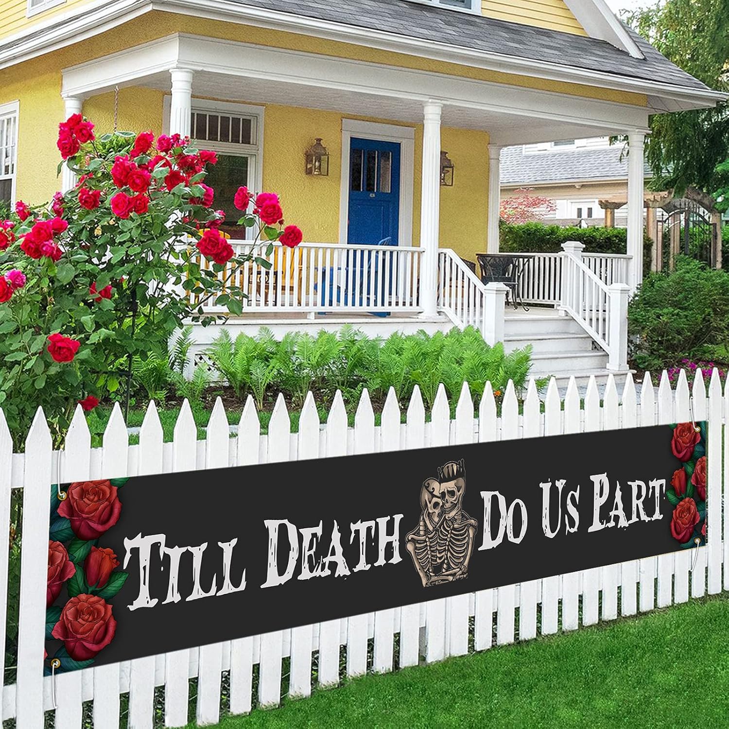 Till Death Do Us Party Large Banner Sign