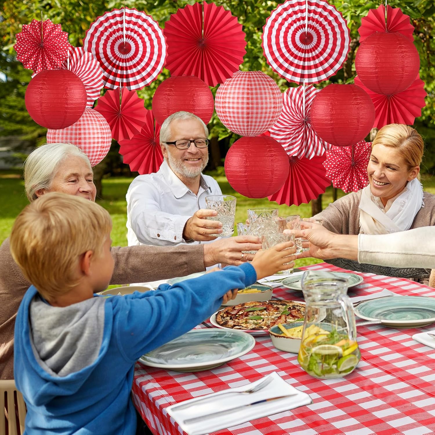 Moukeren 33 Pcs Picnic Decor Set