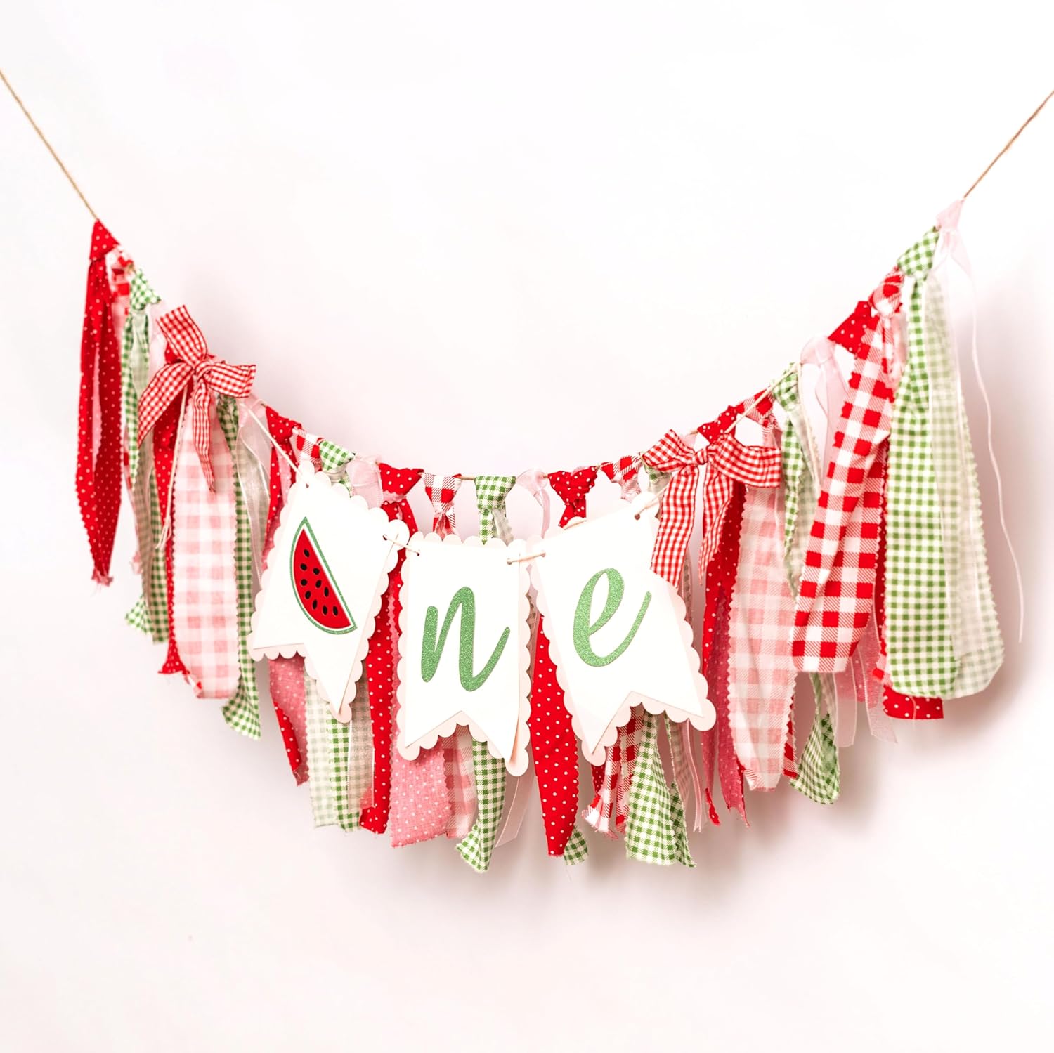 Watermelon Themed High Chair Banner for Birthday Party