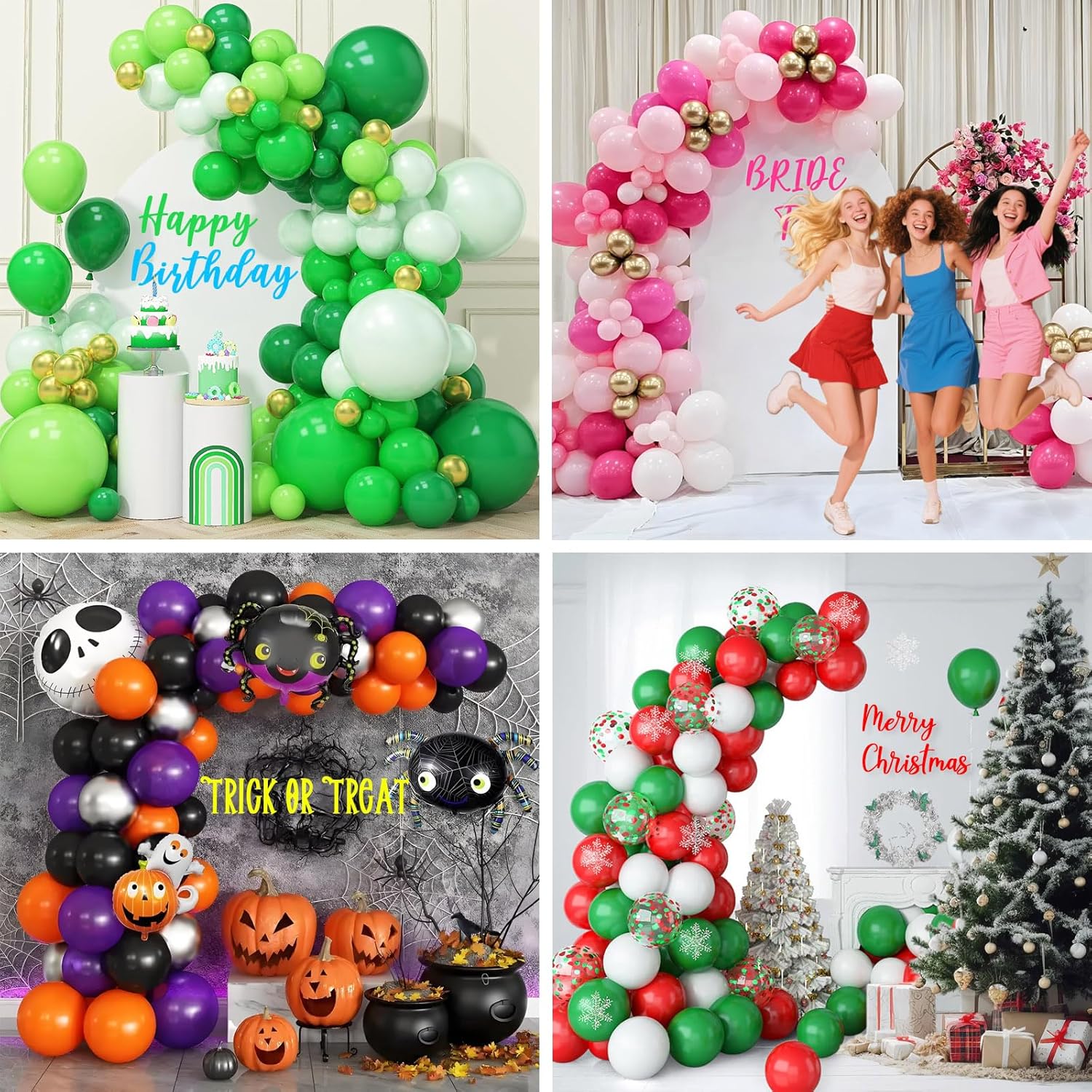 Balloon Arch Kit Stand with Base and Pump