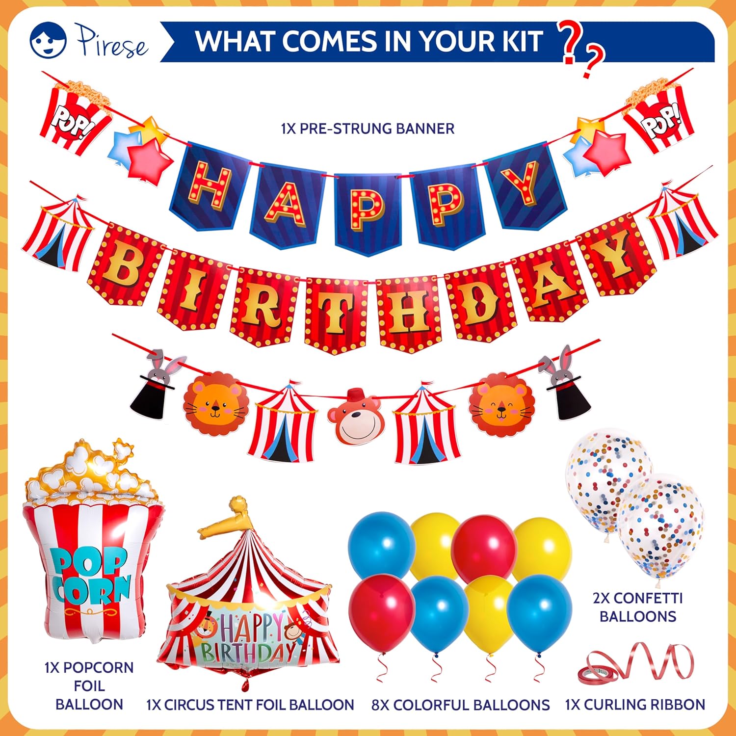 Carnival Theme Party Decorations Kit