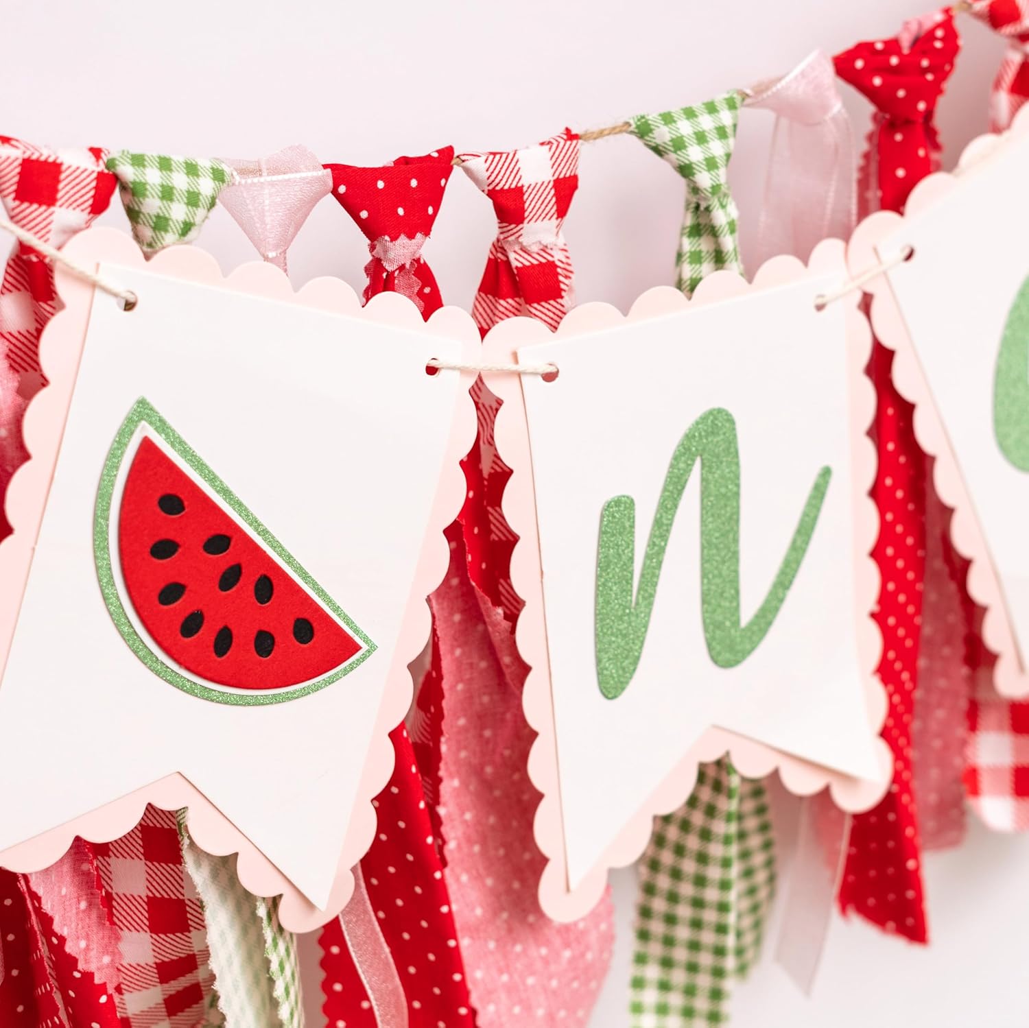 Watermelon Themed High Chair Banner for Birthday Party