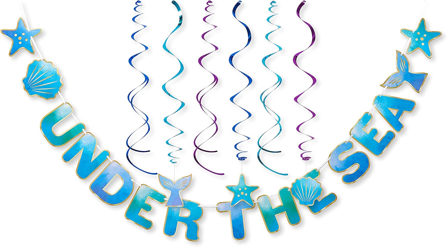 American Greetings Mermaid Party Decorations Kit