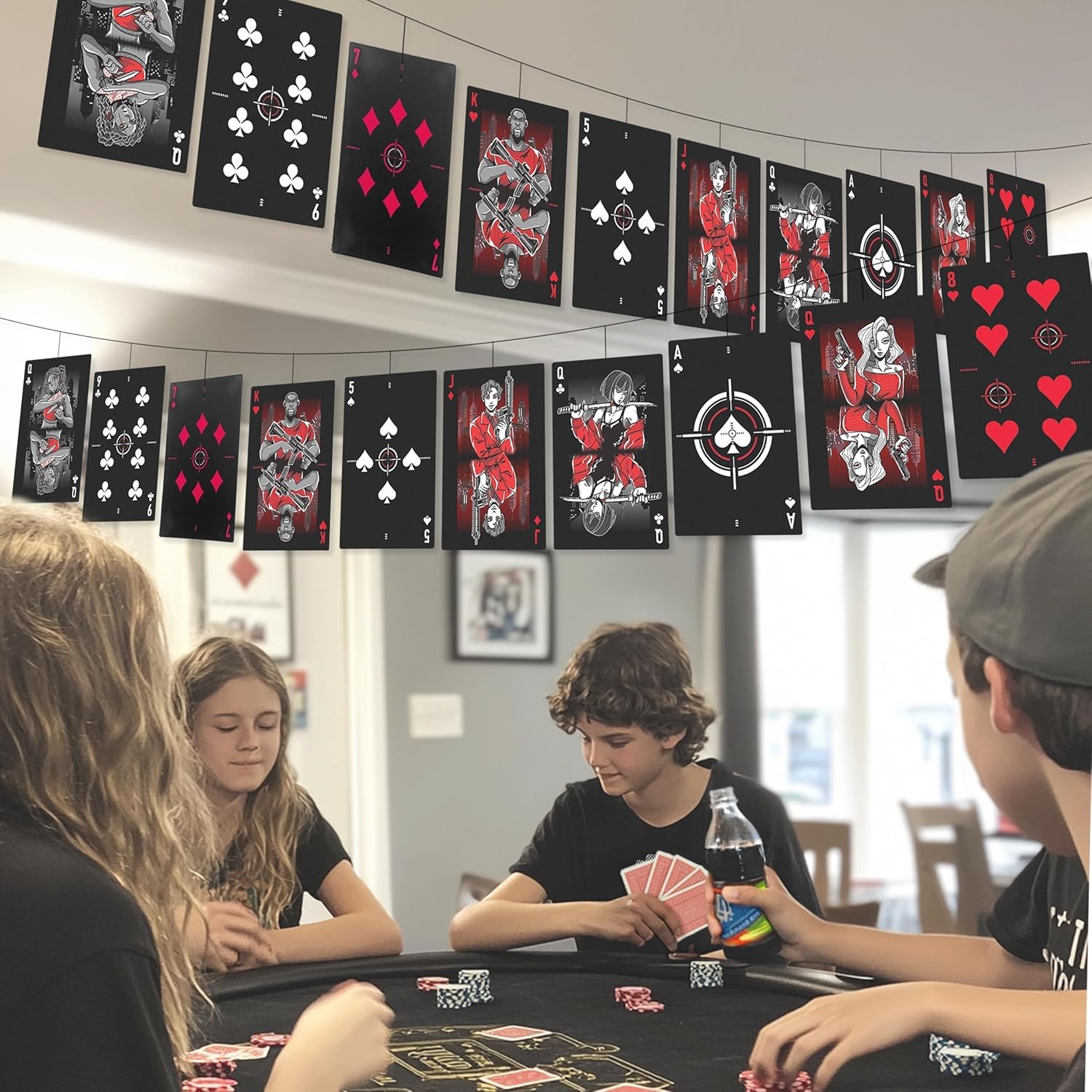 Cheerland Vegas Casino Theme Poker Garland Banner