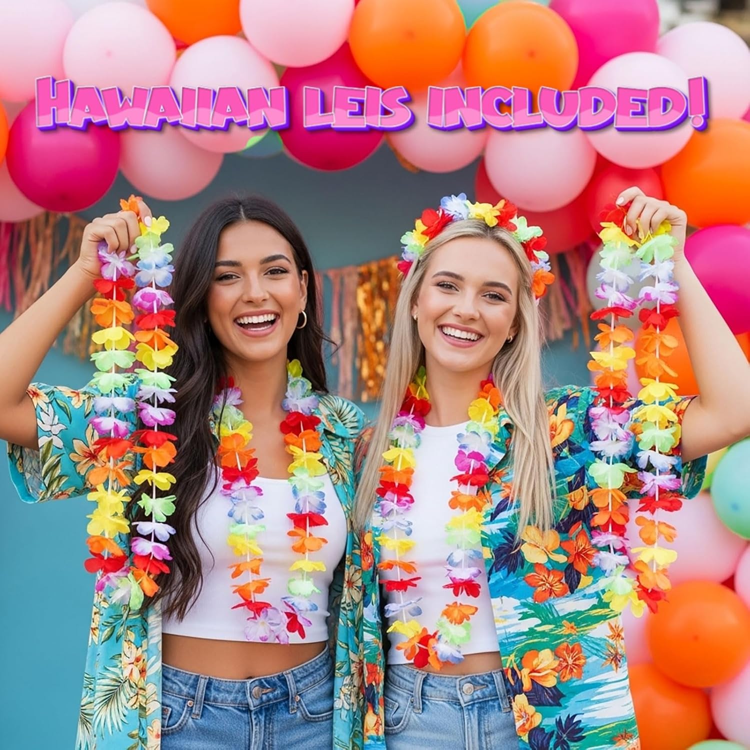 Tropical Balloon Garland Kit for Summer Parties