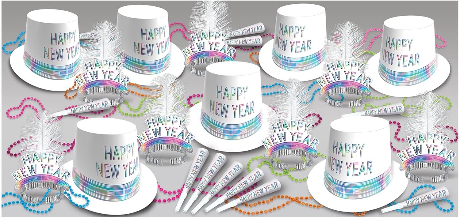 Beistle 50-Person New Years Eve Party Pack