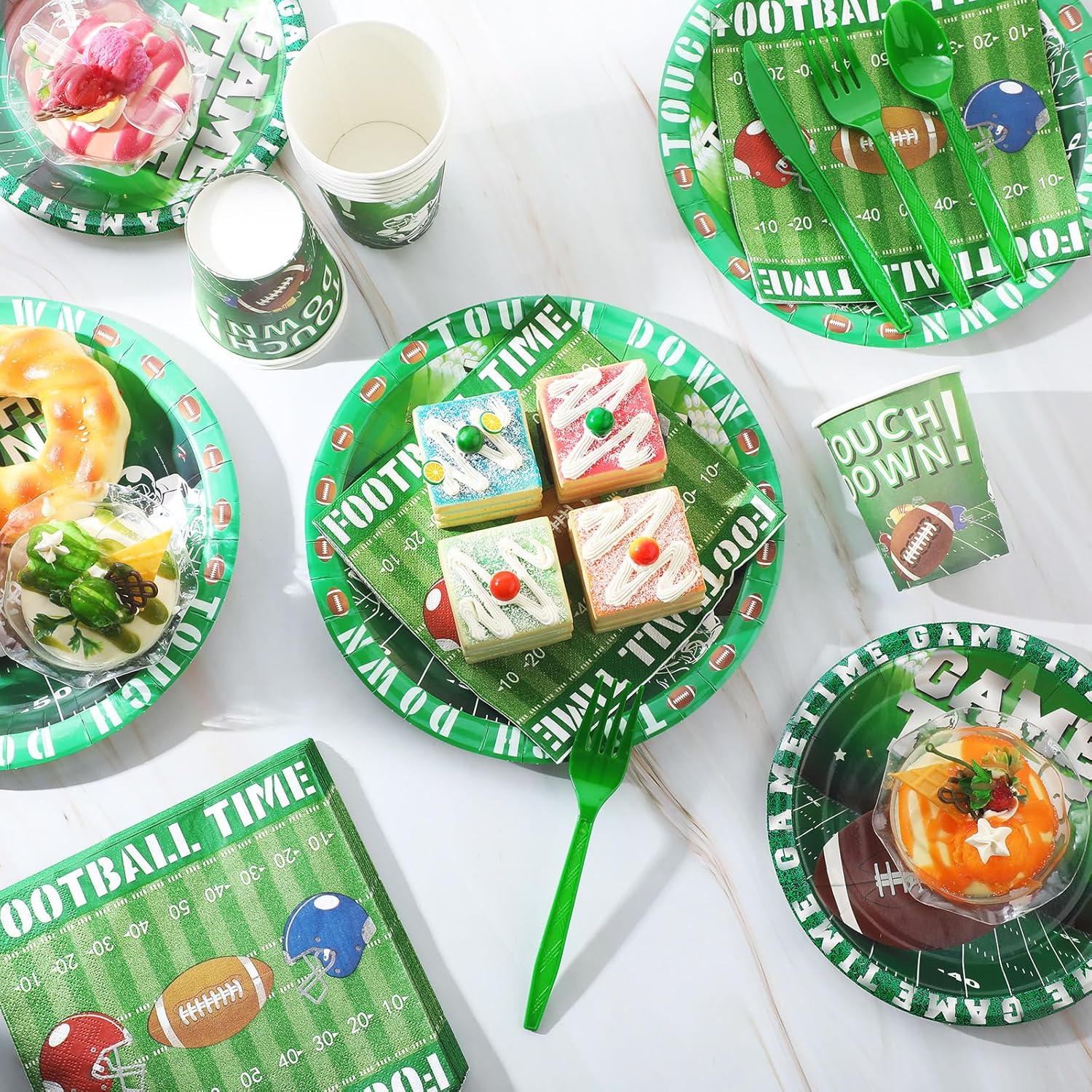 Uiifan Football Party Supplies Kit 336 Pcs