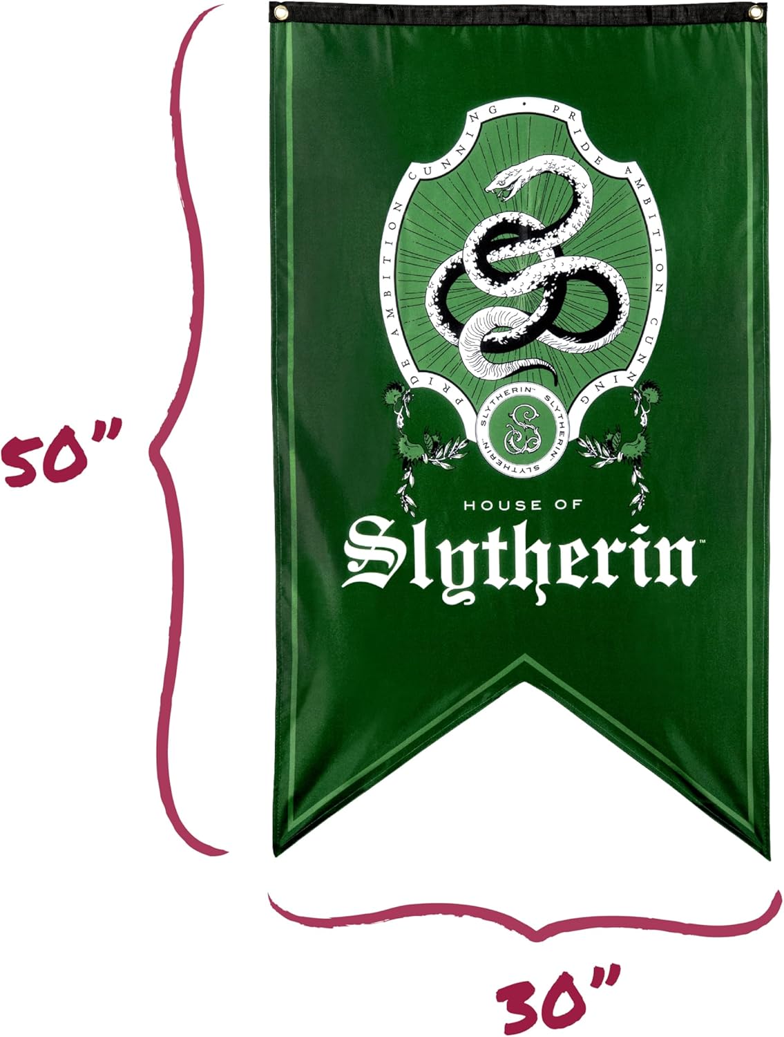 Conquest Journals Harry Potter Slytherin Banner 30x50
