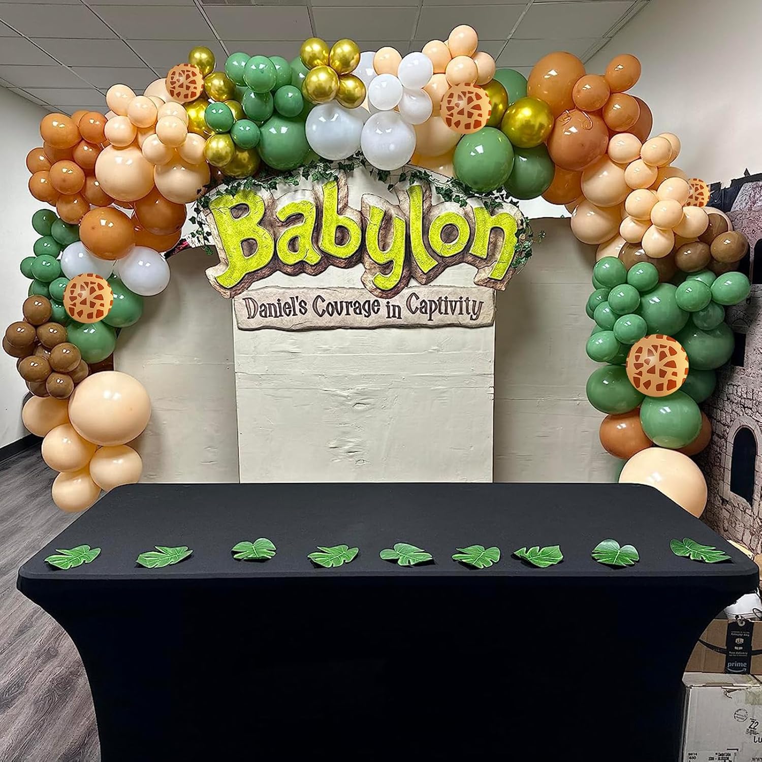 Green Brown Balloons 60 Pcs for Birthday Party Decorations