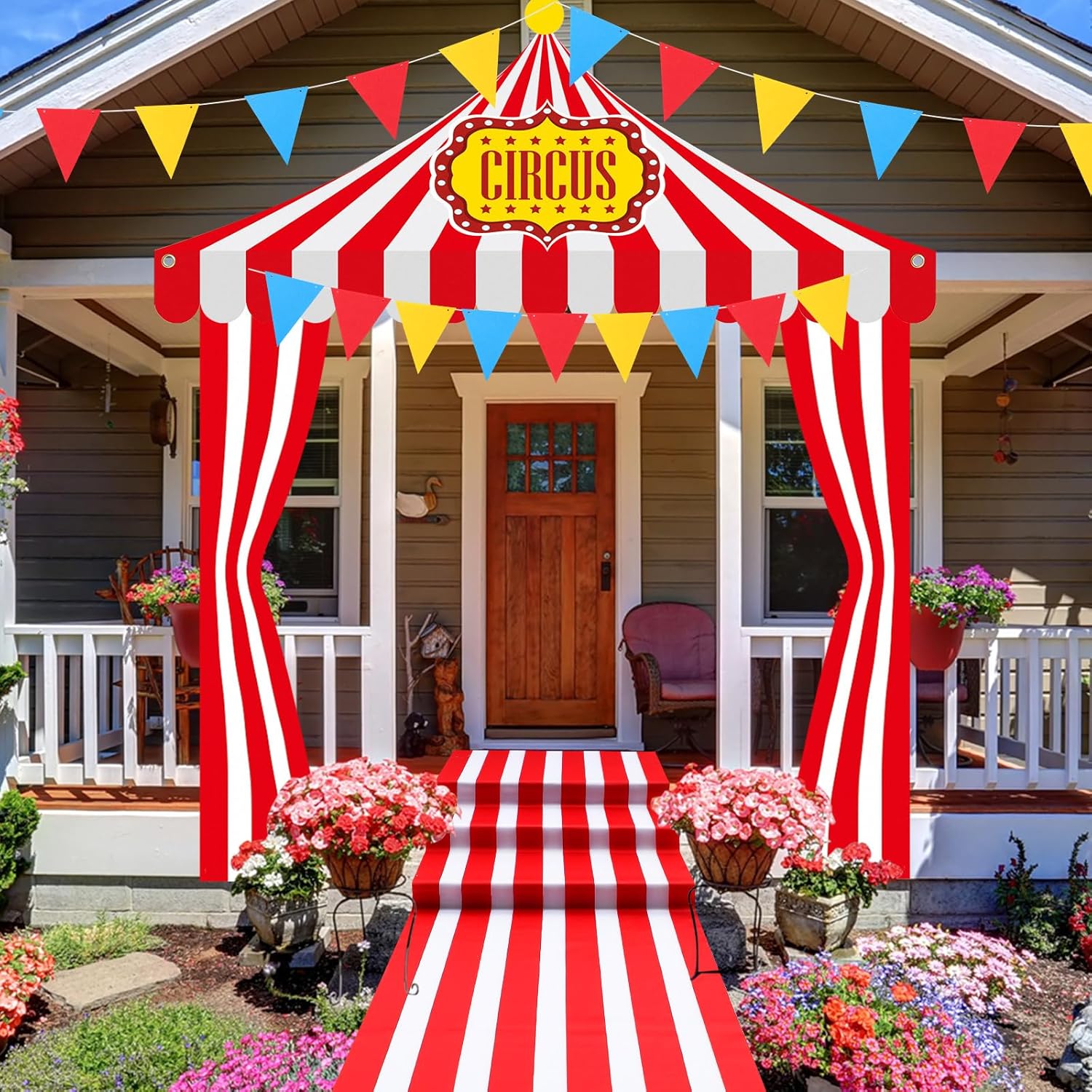 5 Pcs Carnival Entryway Party Decorations Set