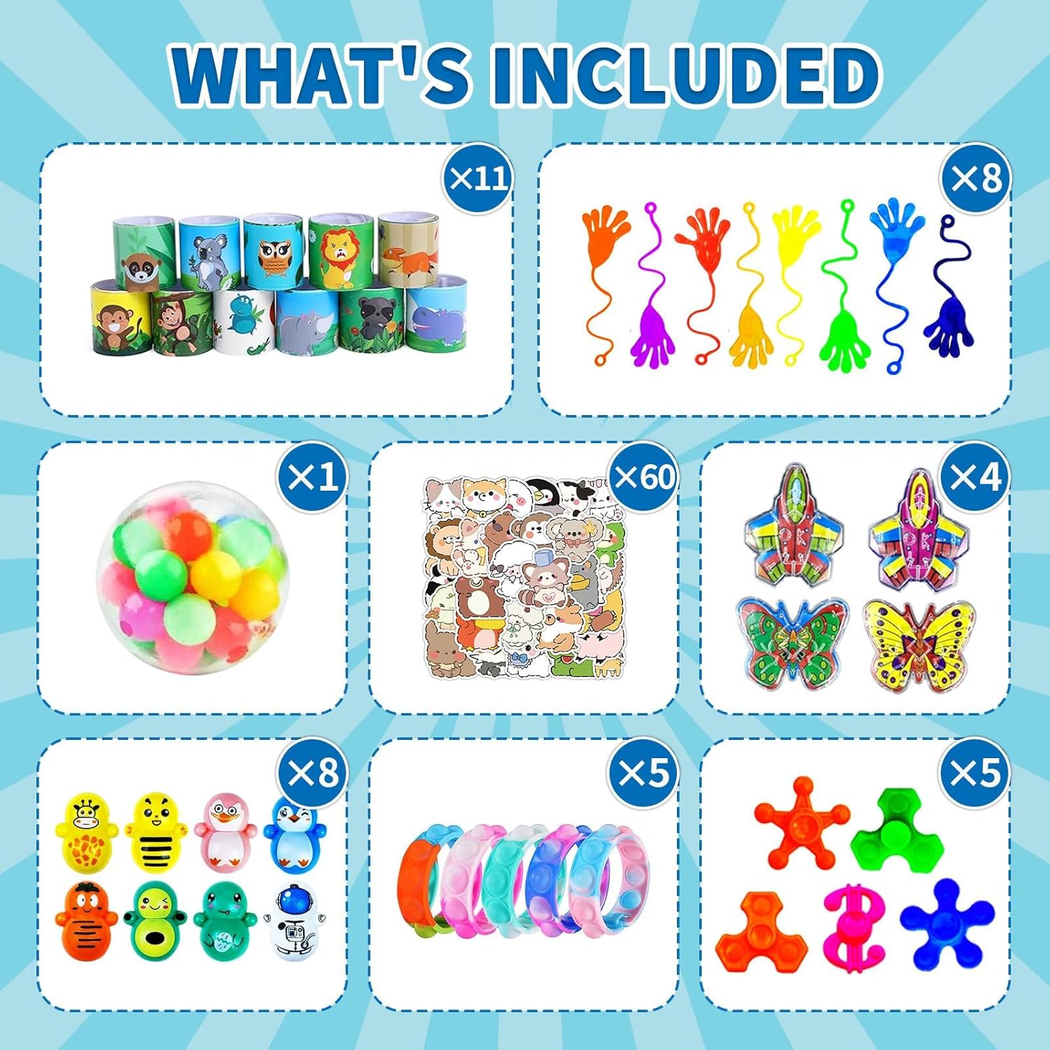 SeaCross 145 Pcs Party Favors for Kids