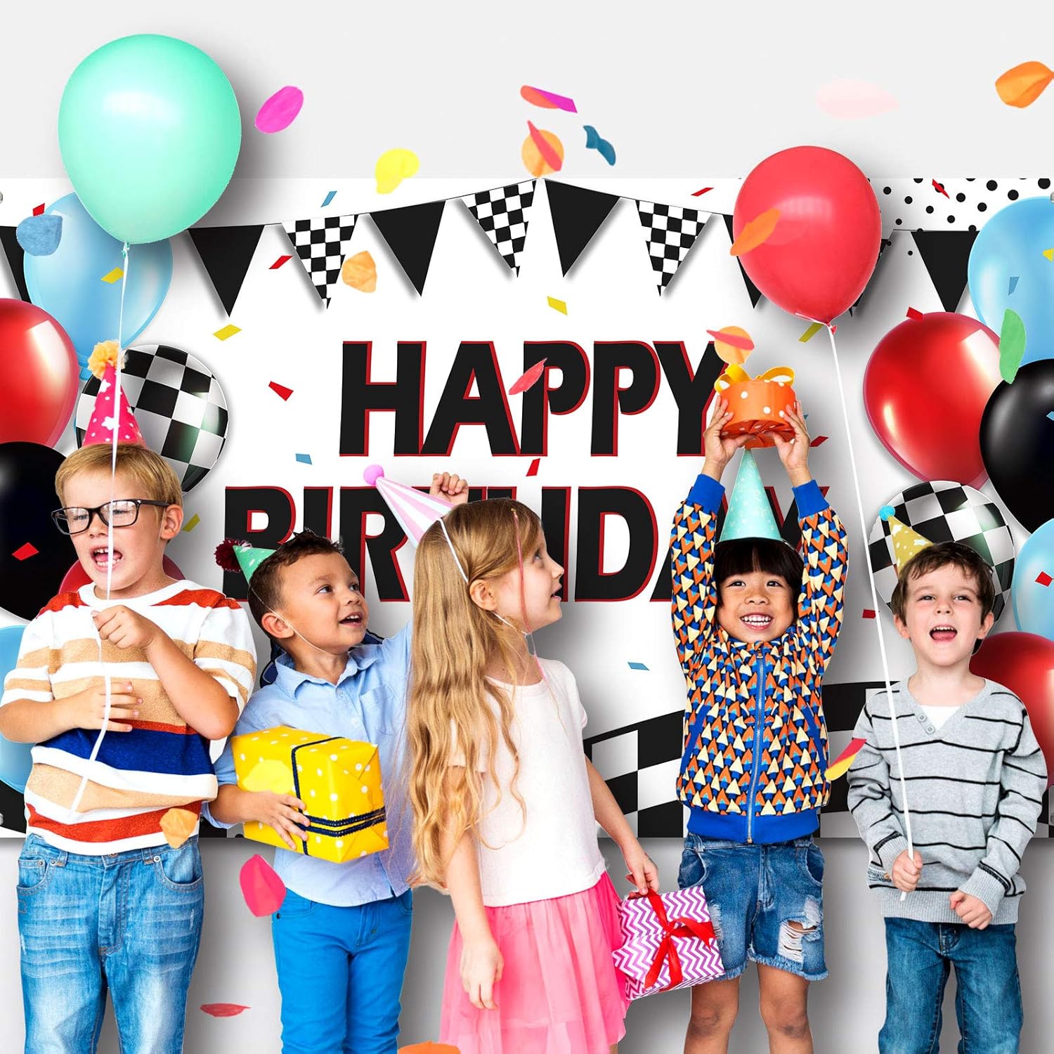 Sumind Dirt Bike Themed Birthday Party Banner