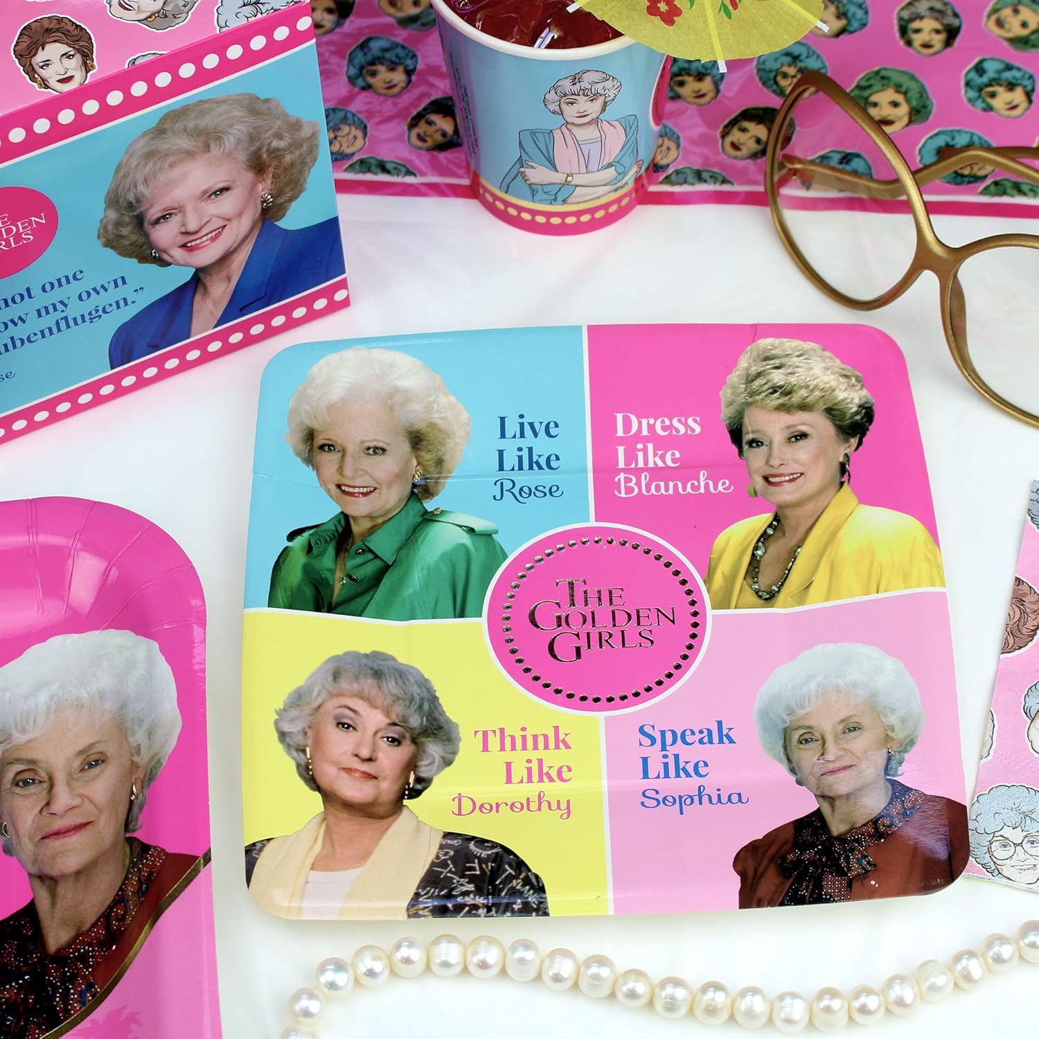 Golden Girls Party Supplies 58 Piece Set