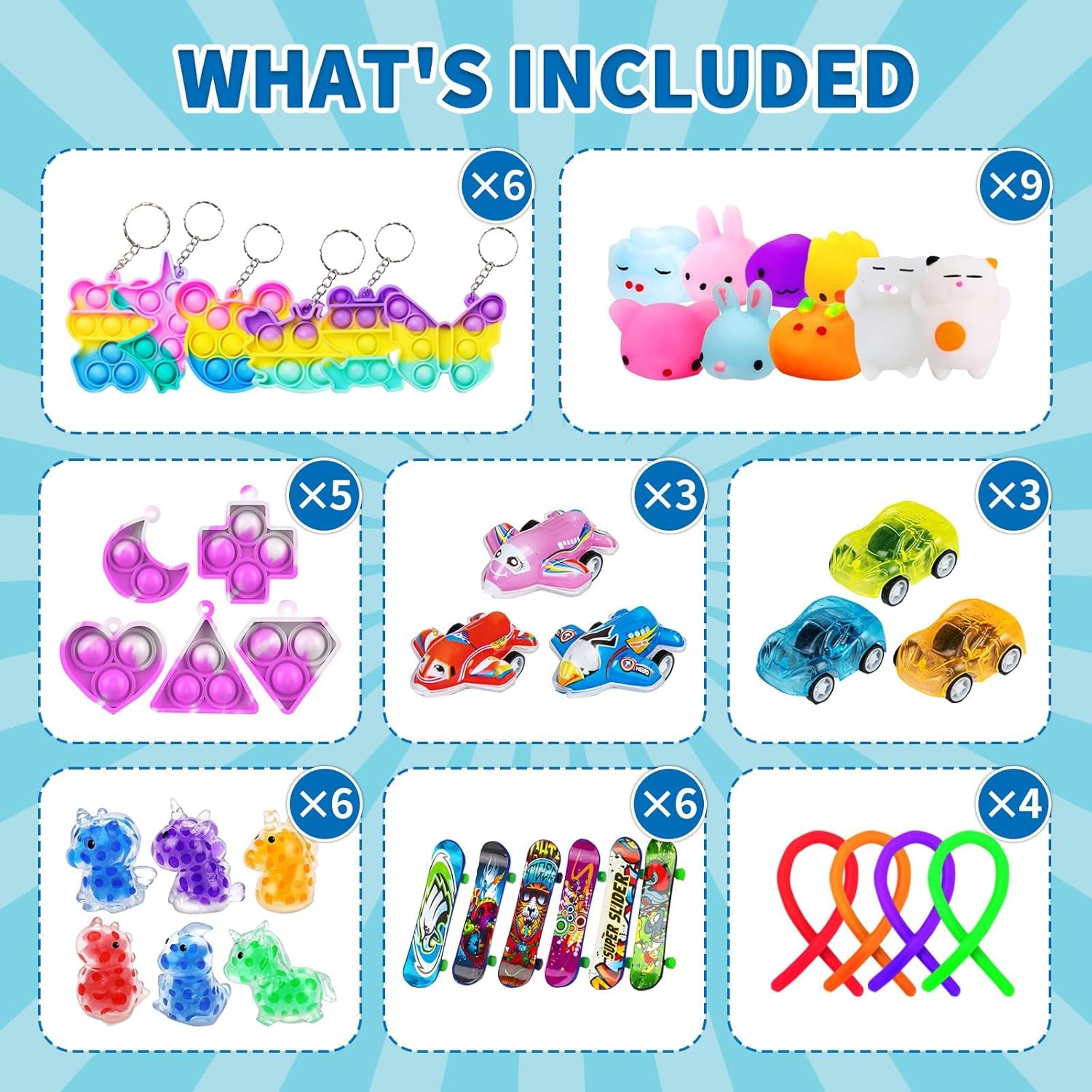 SeaCross 145 Pcs Party Favors for Kids