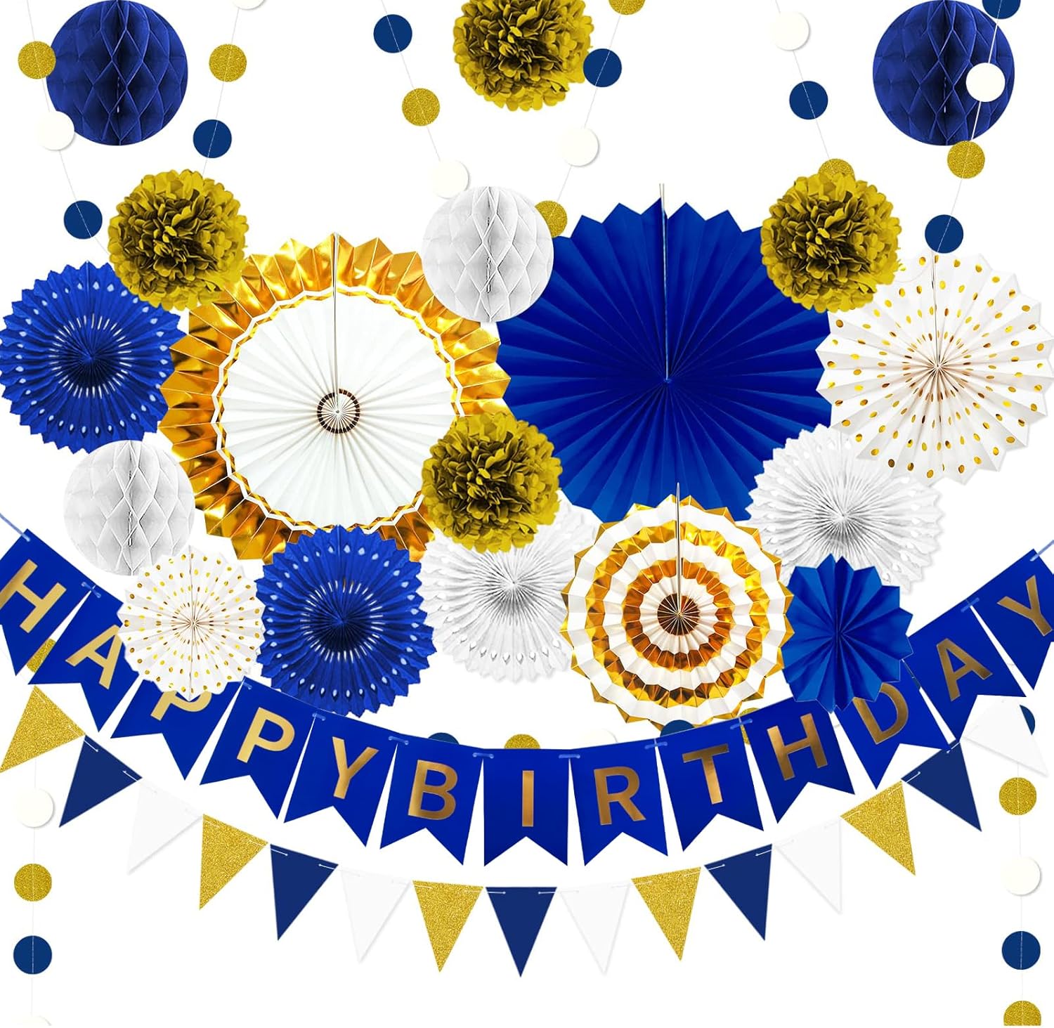 Marwey Birthday Party Decoration 24Pcs Set
