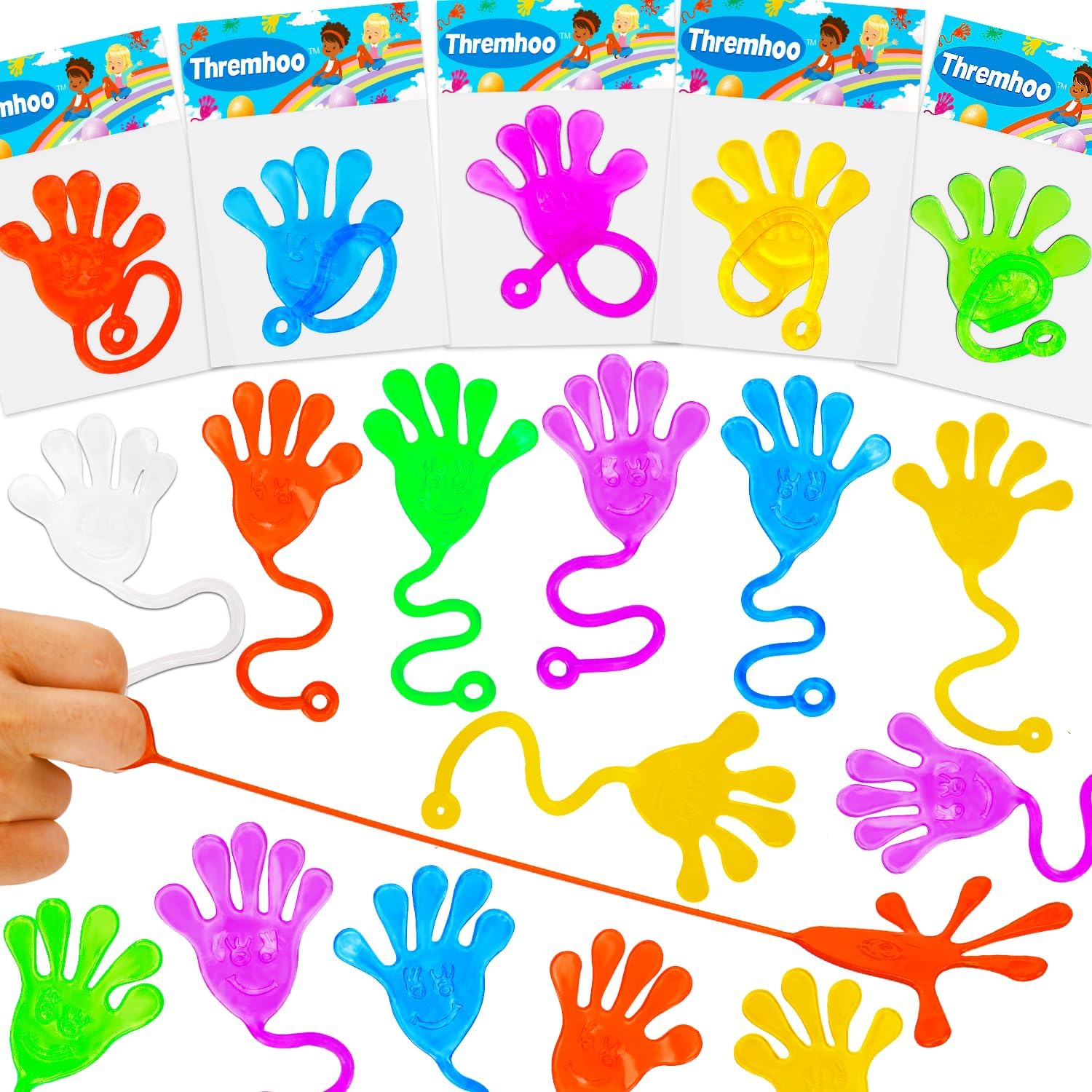 40 Pcs Sticky Hands Party Favor Toy Pack