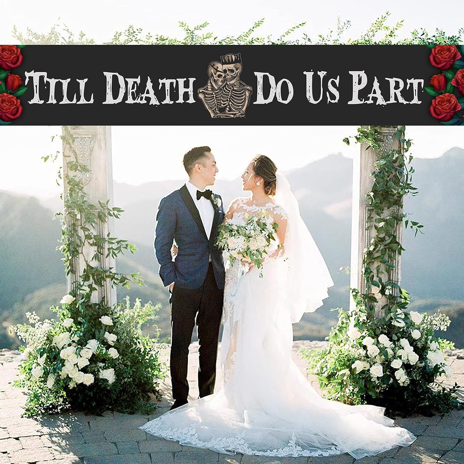 Till Death Do Us Party Large Banner Sign