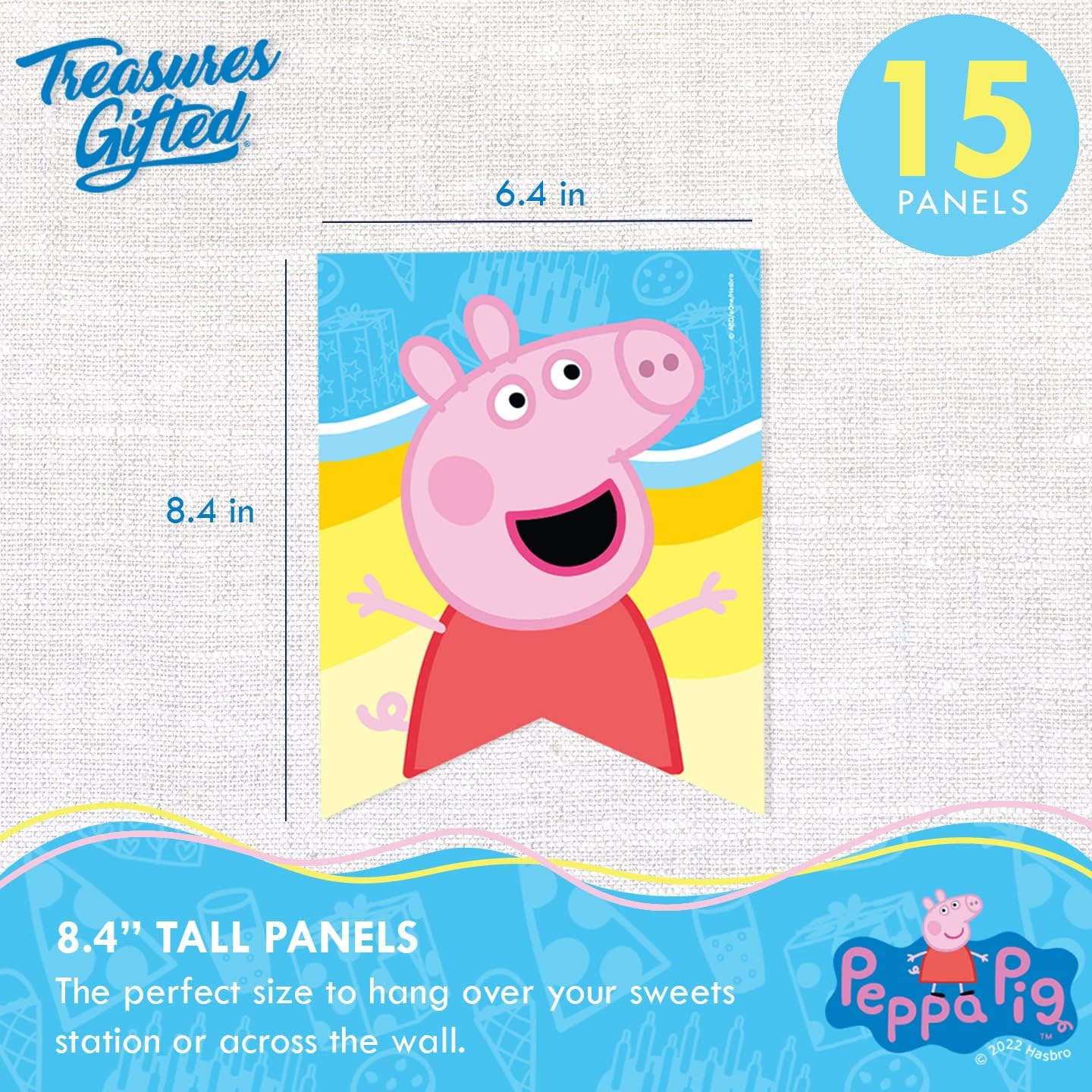 Treasures Gifted Peppa Pig Birthday Banner