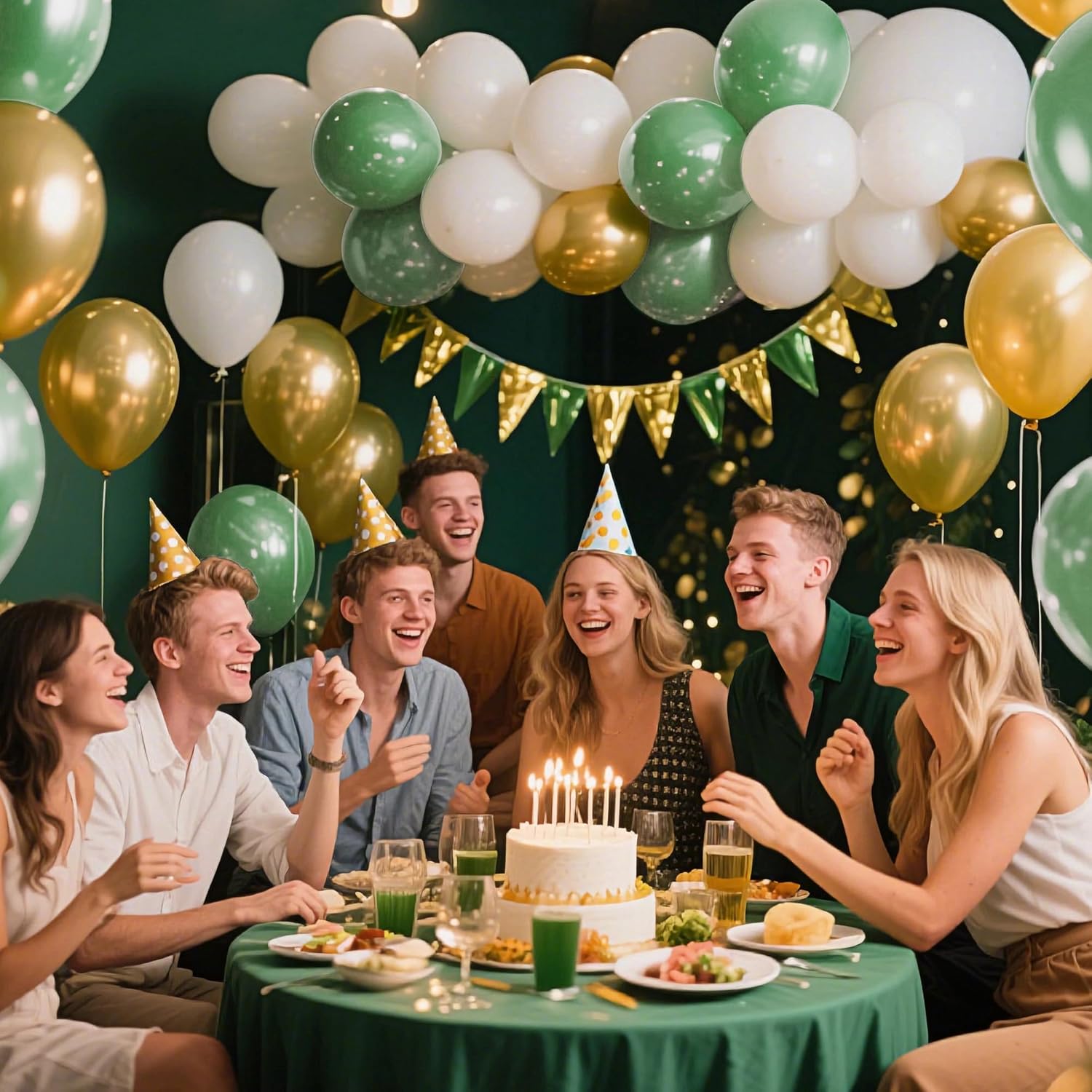 KAWKALSH Balloon Garland Arch Kit 146Pcs