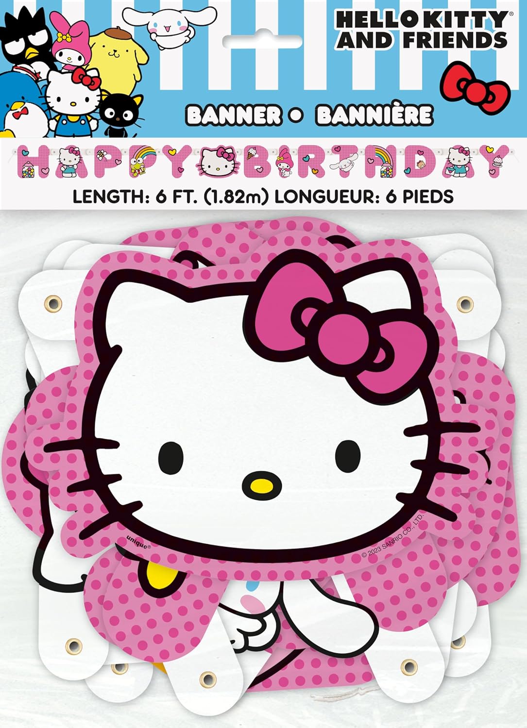 Unique Hello Kitty Jointed Banner for Parties