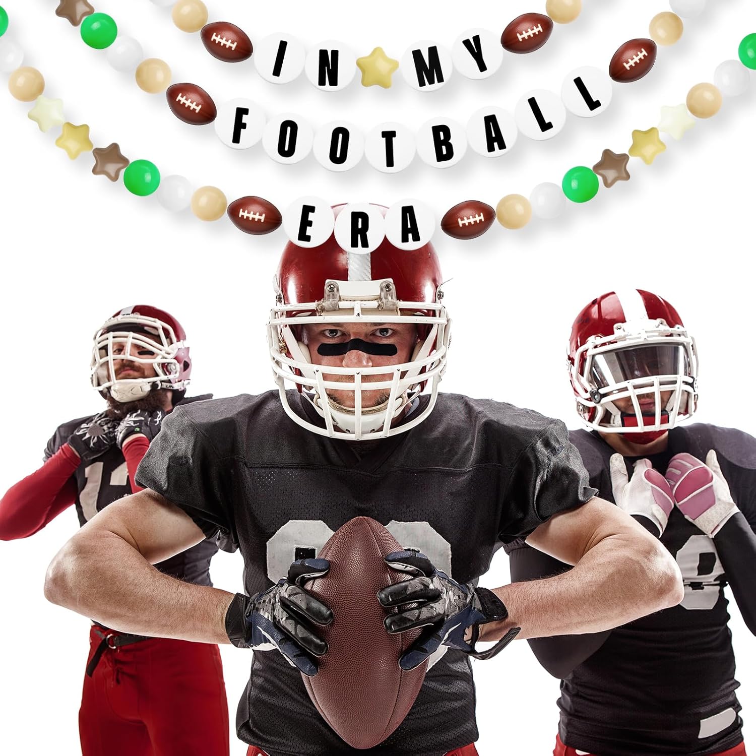 98 Pcs Football Themed Birthday Banner DIY Kit