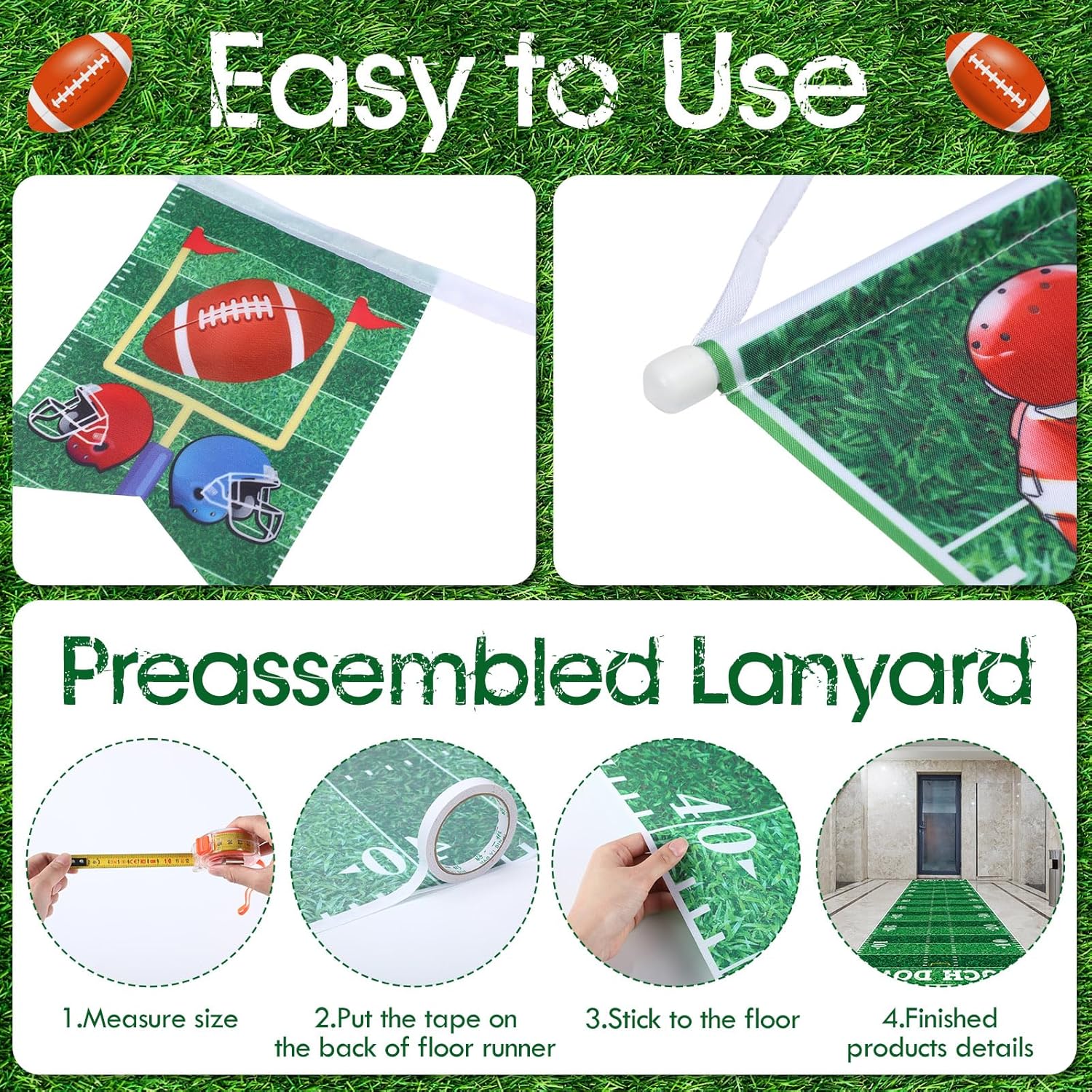 Supervitae Football Party Decor Set 3 Pcs