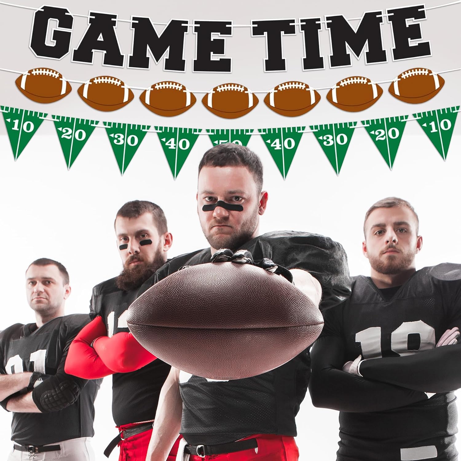 ArtCreativity Football Banner Decoration Set of 3