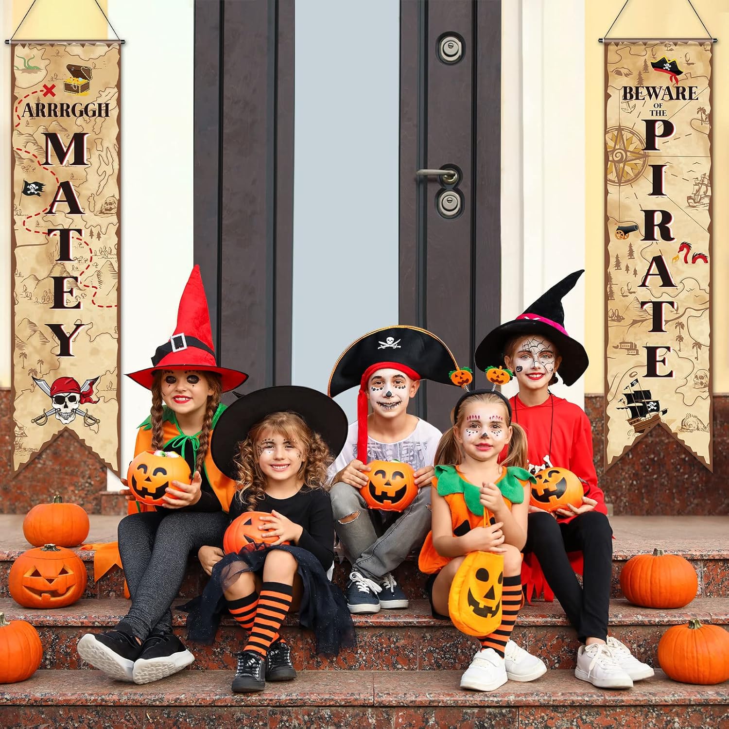 Tegeme Pirate Party Banners Treasure Hunt Decor
