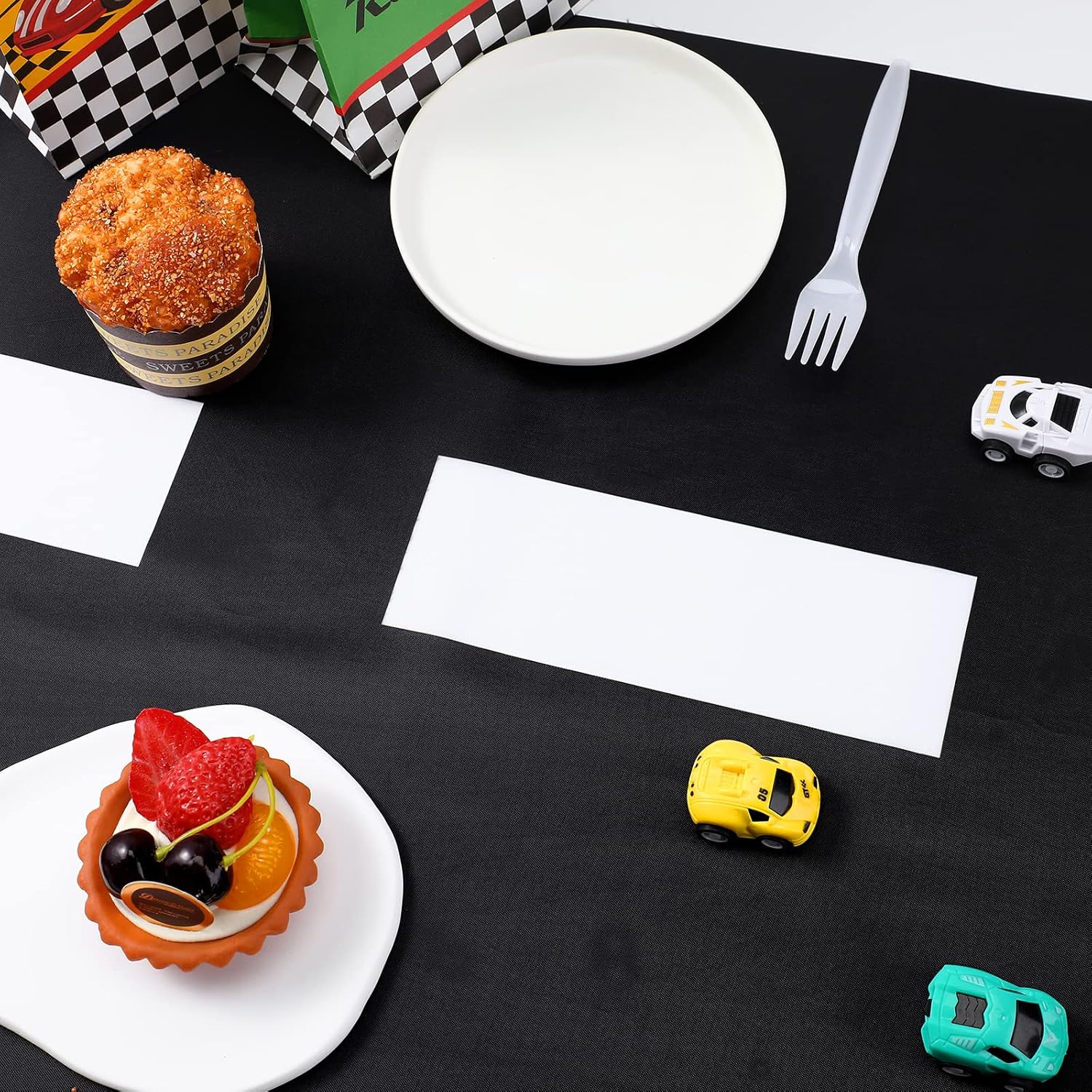 Moukeren 3 Pcs Road Table Runner for Party Decor