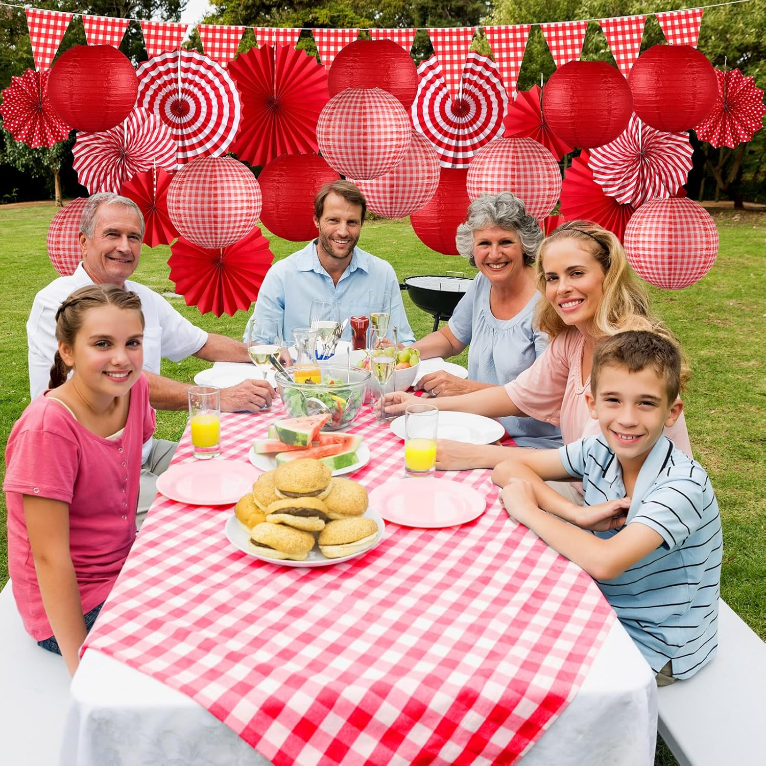 Moukeren 33 Pcs Picnic Decor Set