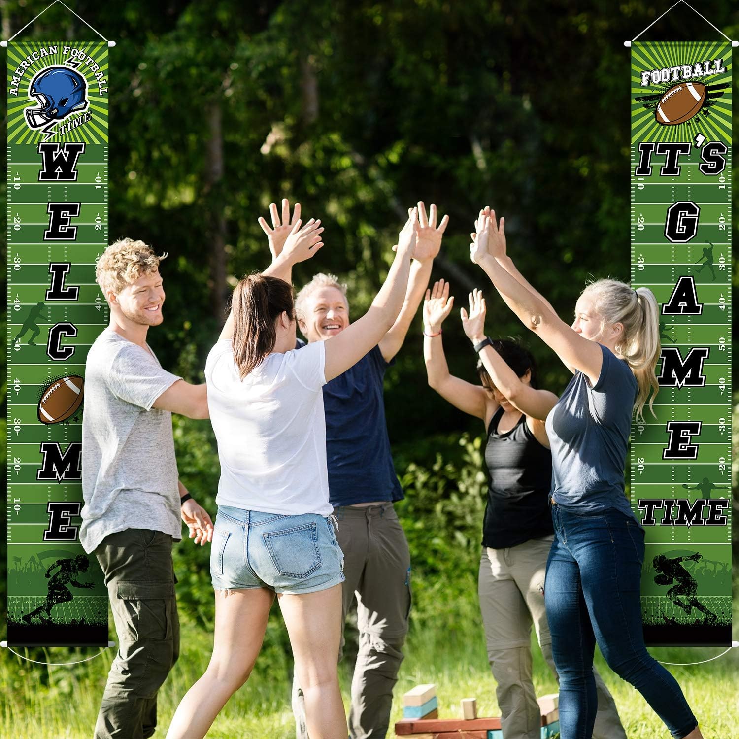 Football Welcome Banners for Party Decorations