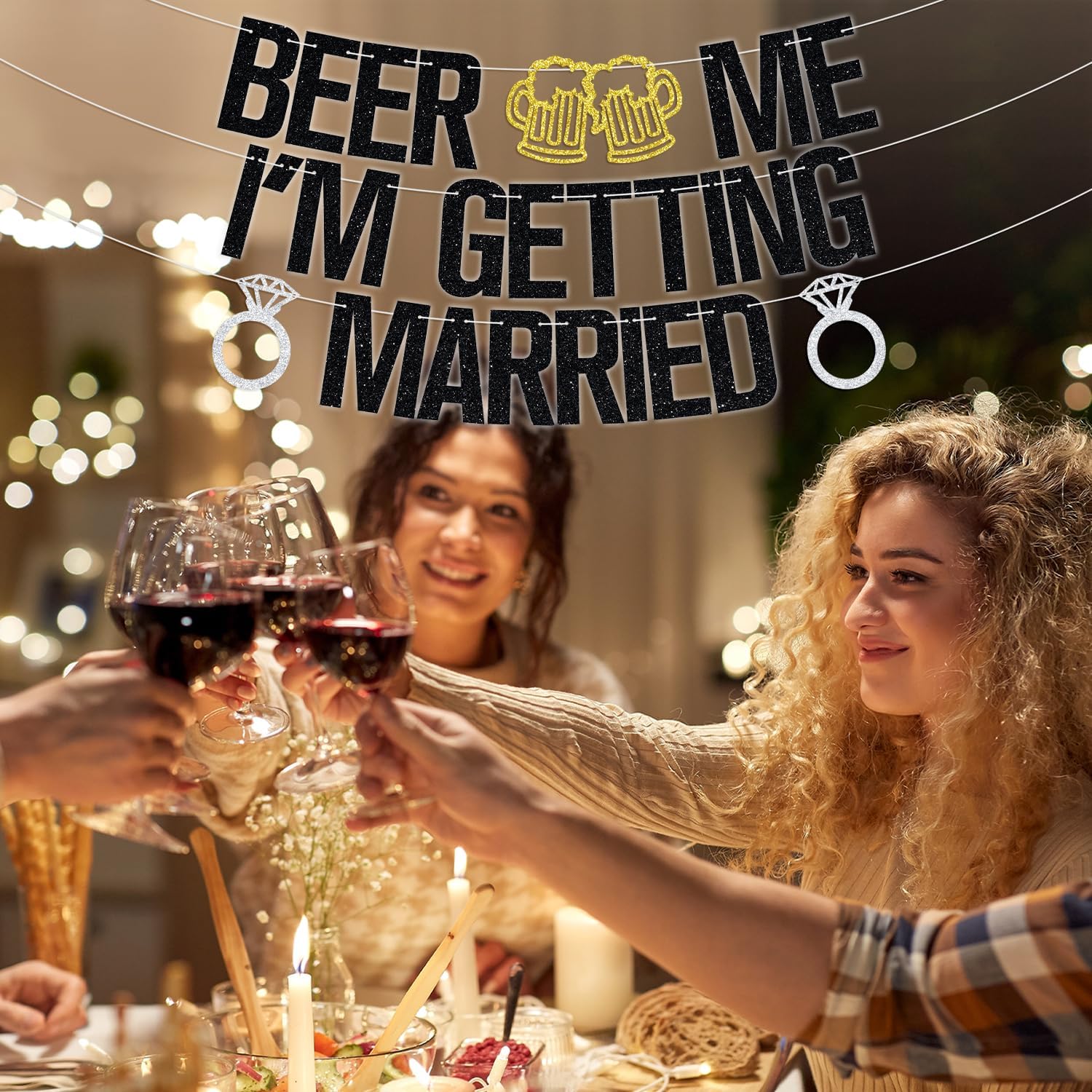 Beer Me Im Getting Married Wedding Banner