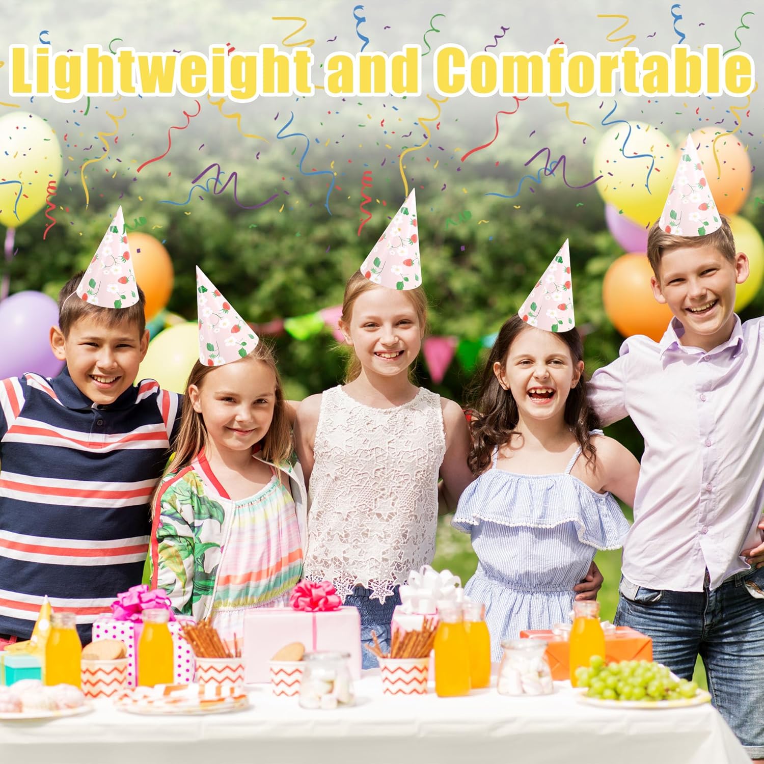 CANREVEL 12PCS Party Hats for Kids and Adults