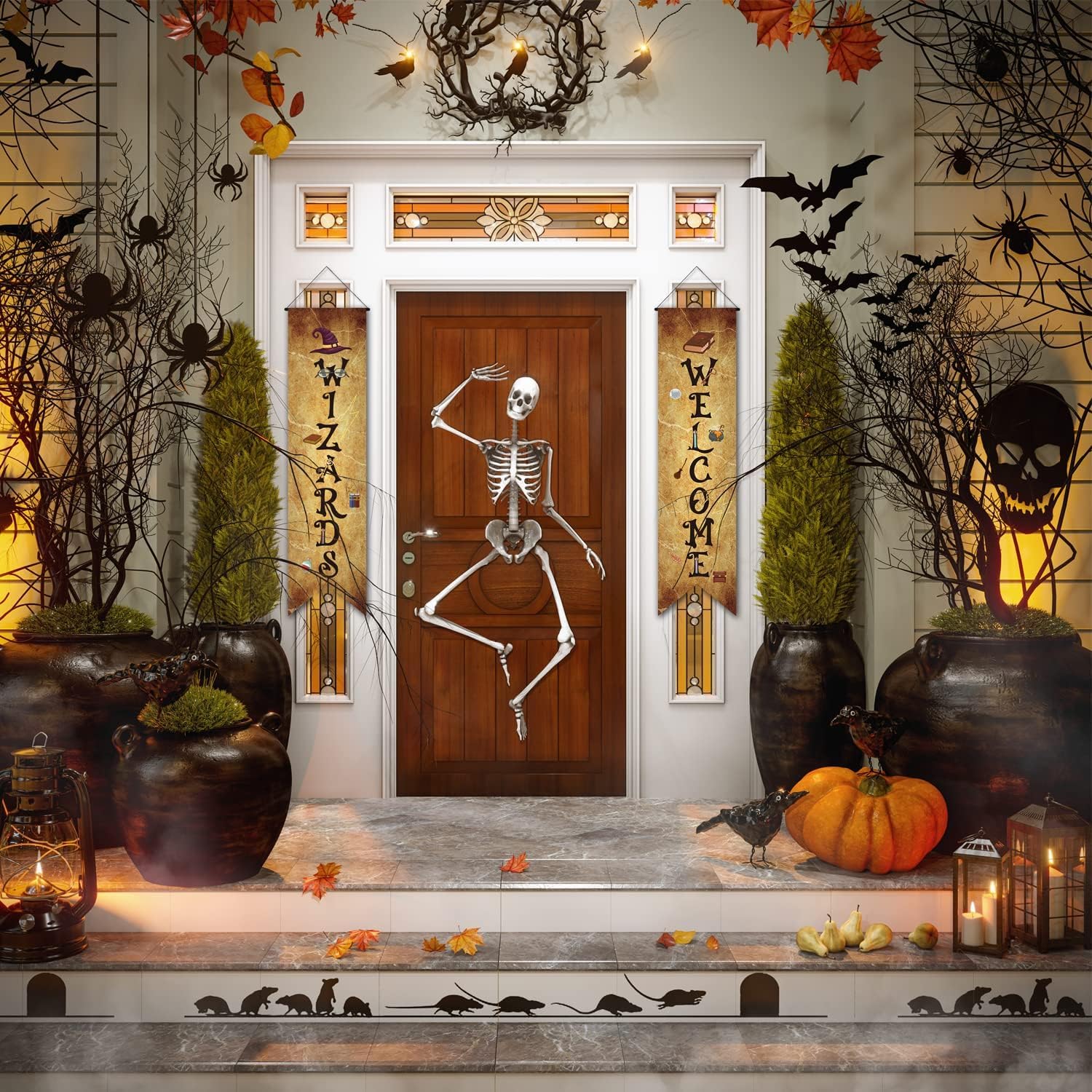 Magical Wizard Banners for Halloween Party Decor