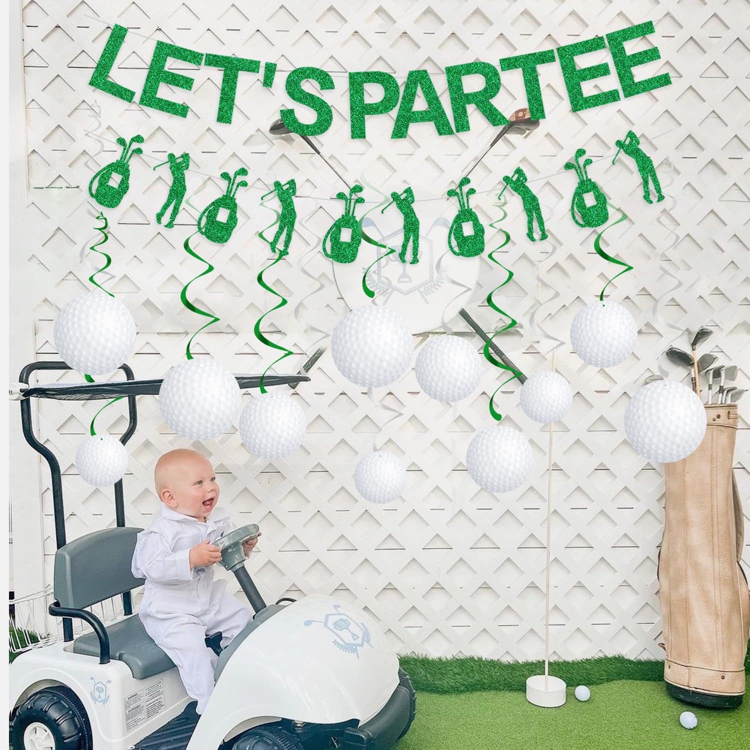 Gameza Golf Party Decorations 14PCS Theme Banners