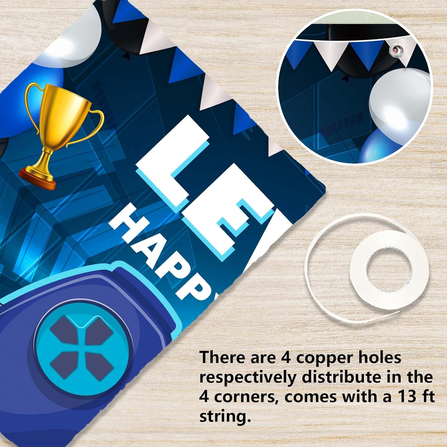Level 7 Birthday Party Banner Decorations for Kids
