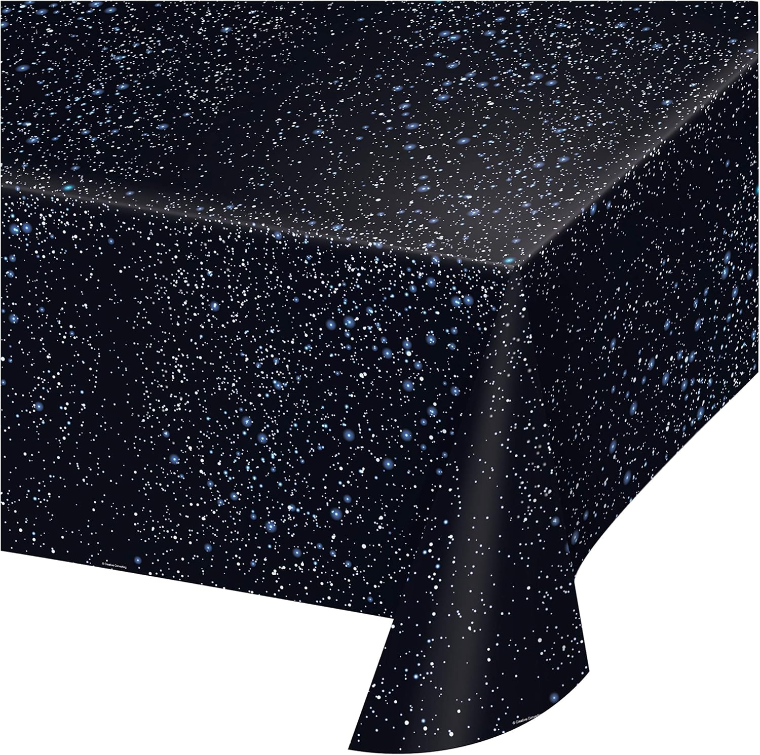 Creative Converting Space Blast Tablecover 54x108 Black